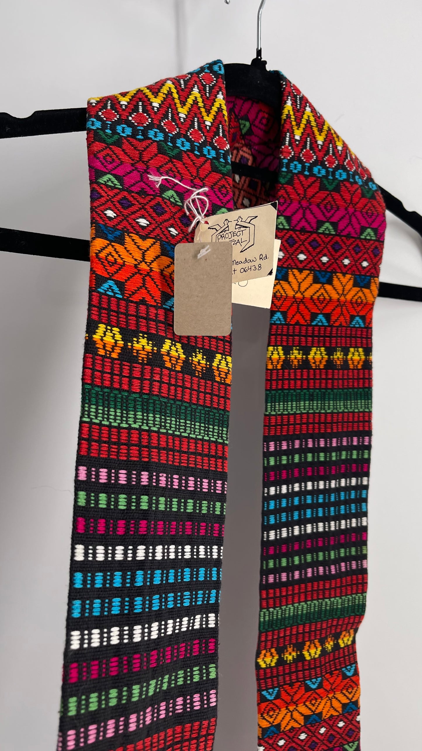 Vintage Multicolored Project Quetzal Knit Woven Priest Stoll