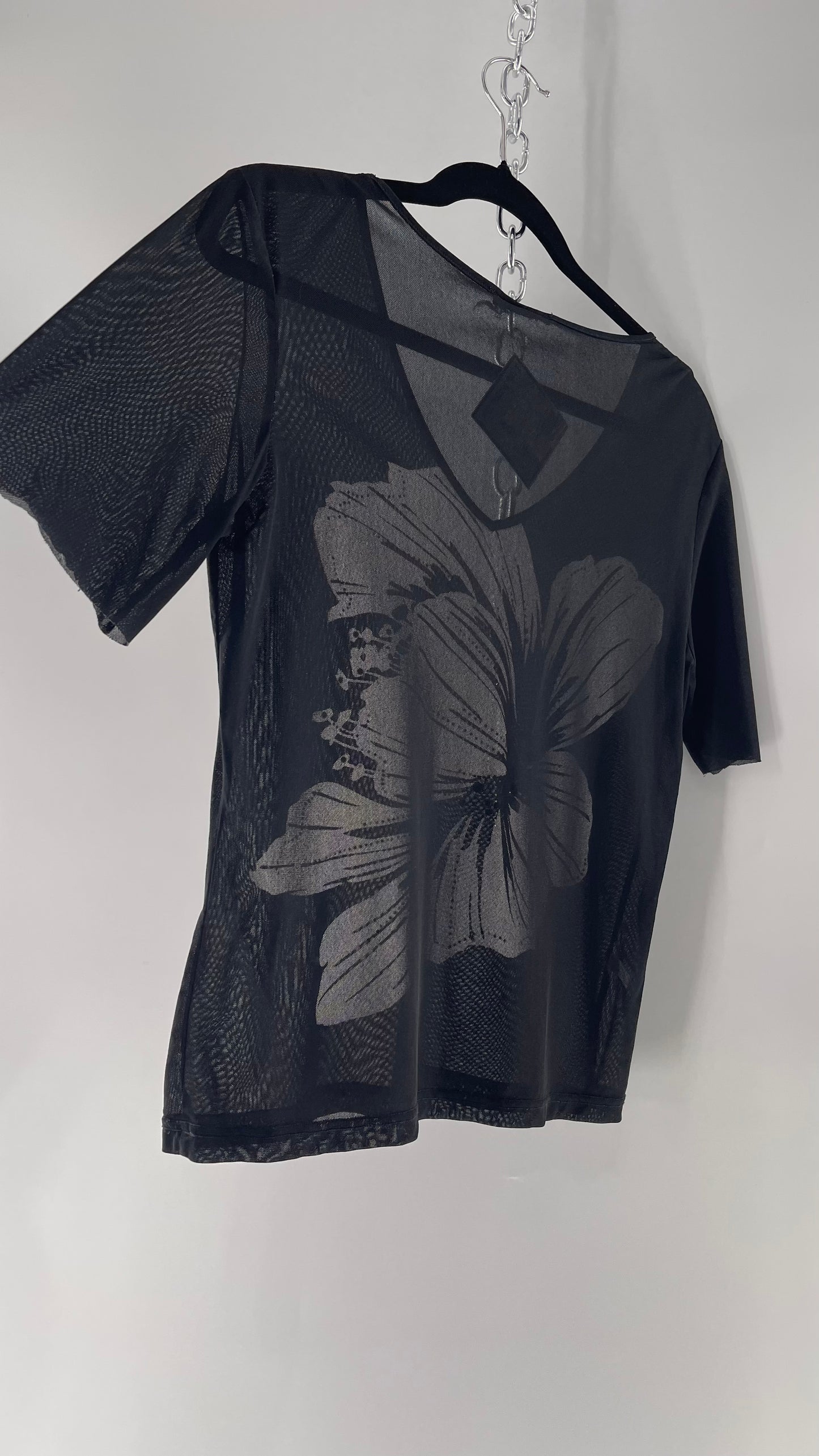 Vintage Bedazzled Mesh T (Medium)