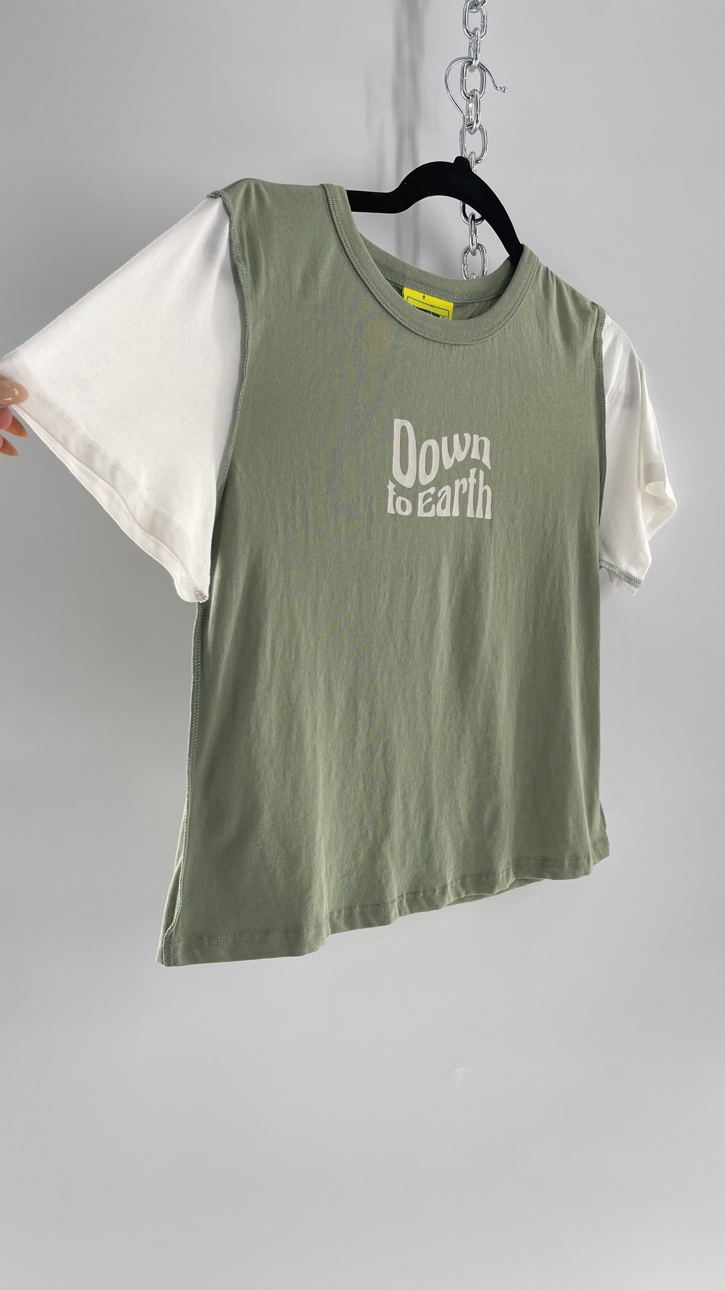 Denimcratic Down to Earth Reverse Stitch T Shirt (Large)