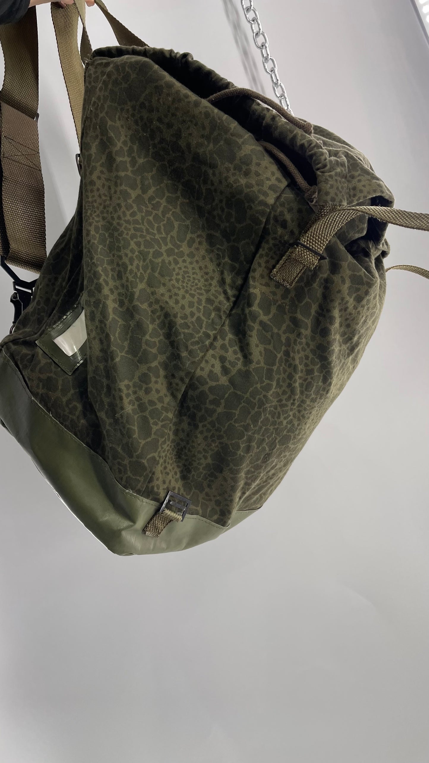 Urban Outfitters Army Green Huge Laundry/Luggage Style Bag with Tags Attached