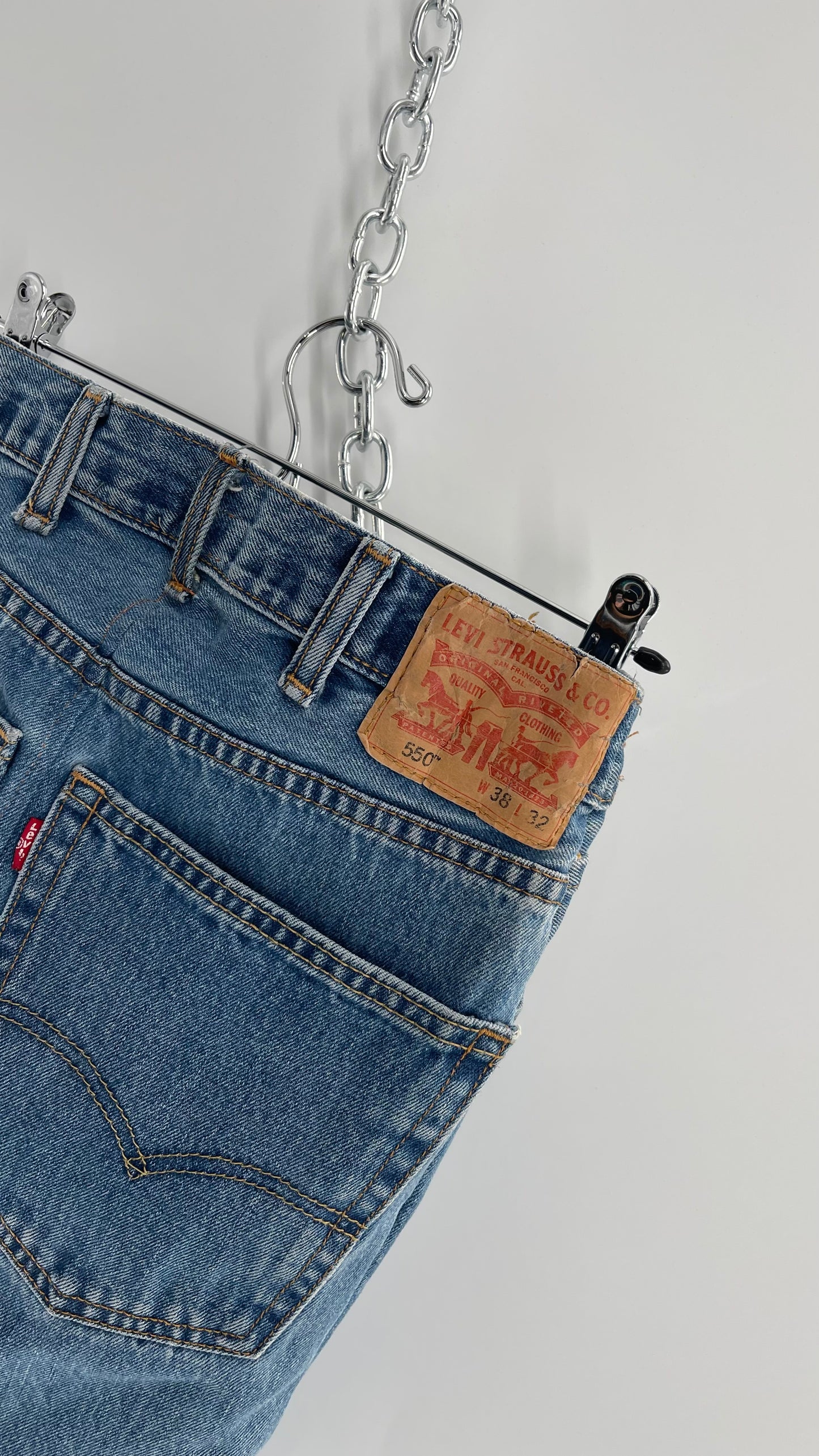 Urban Outfitters Levi Strauss Vintage Light Wash Denim Mini Skirt (Size XS)