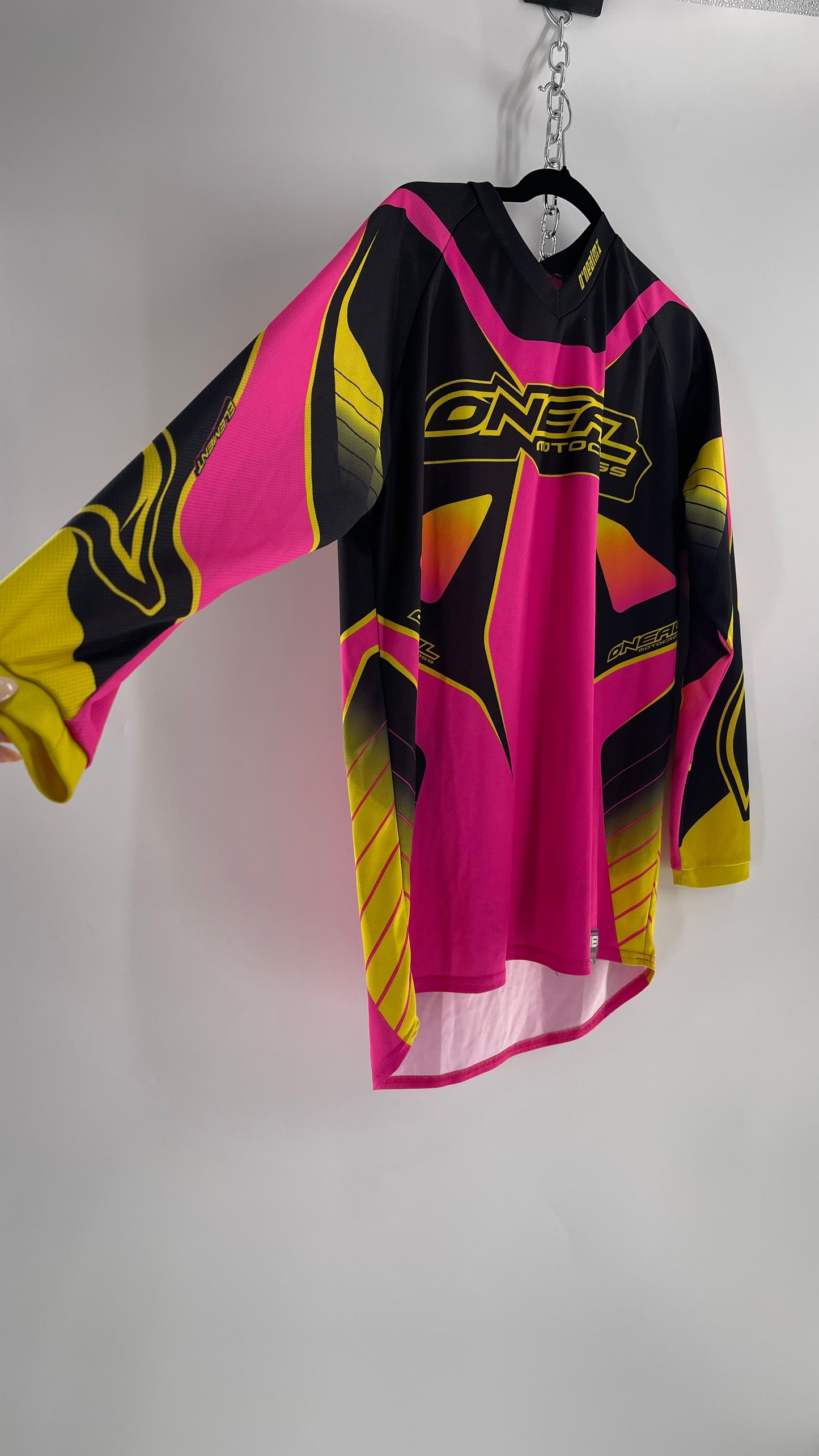 Vintage ONEAL MOTOCROSS Hot Pink Neons JERSEY (XXL)