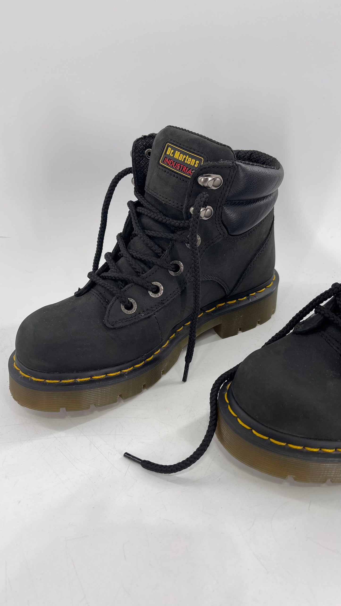 Doc Martens Industrial Black Combat Boots (6)