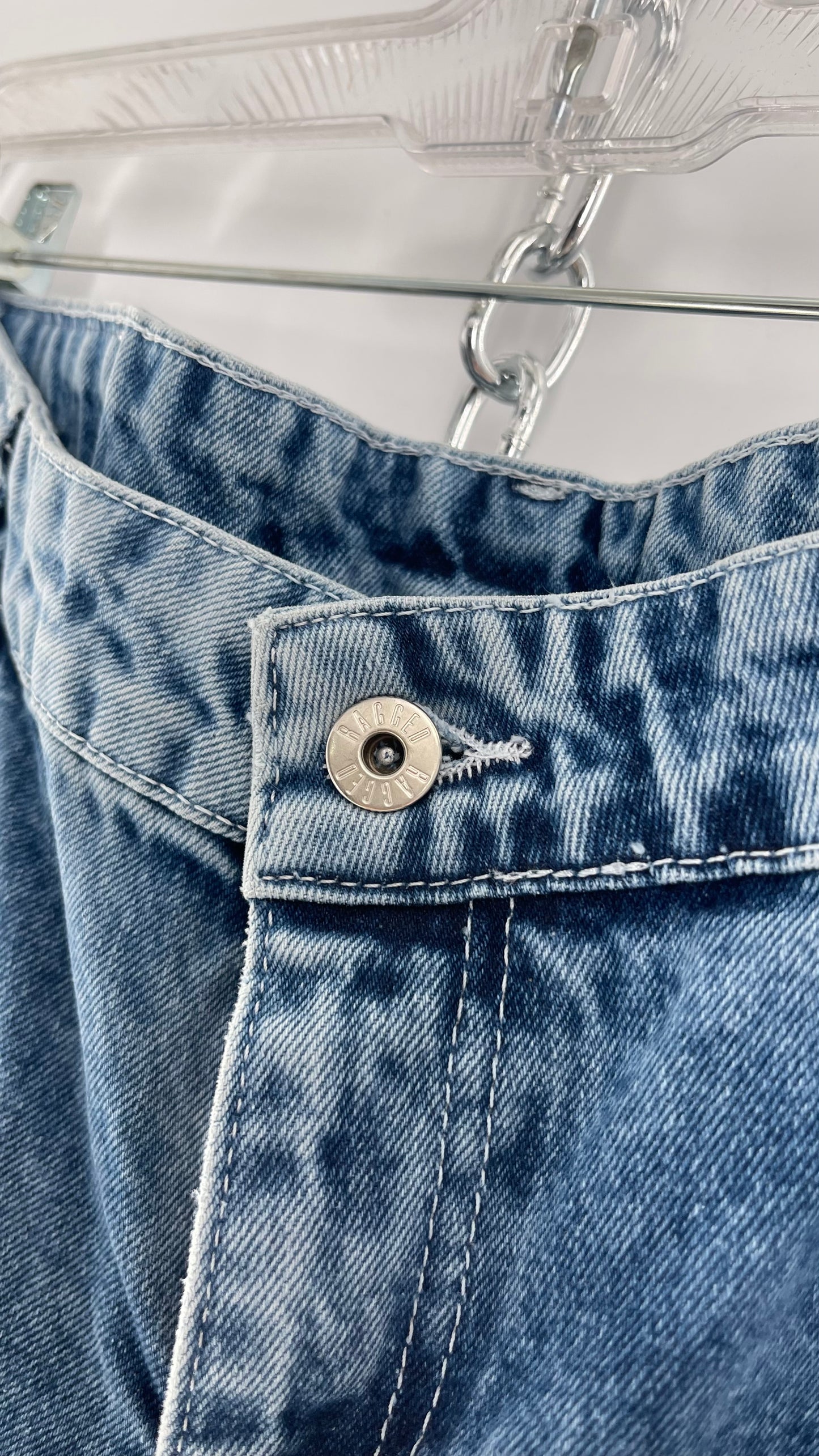 Ragged Priest Light Wash Straight Leg Jeans (36)