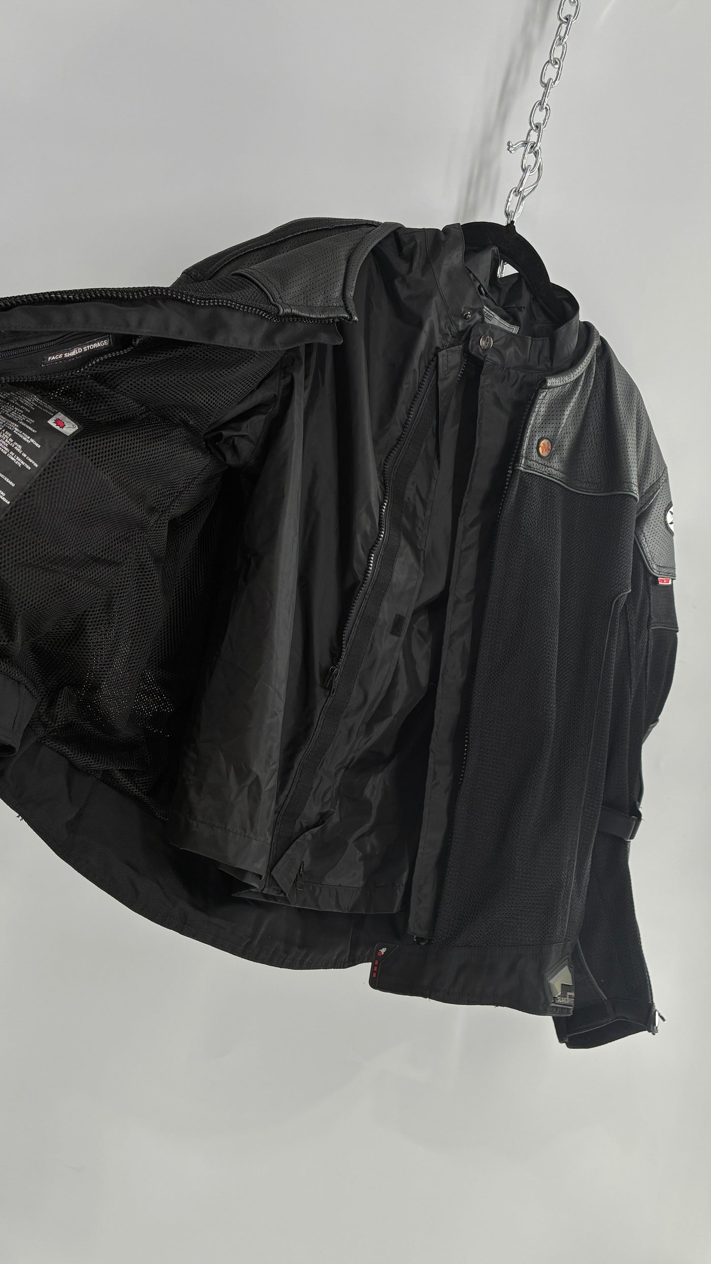 Vintage JOE ROCKET Padded Motorcycle Jacket with Tags Attached (XXL)