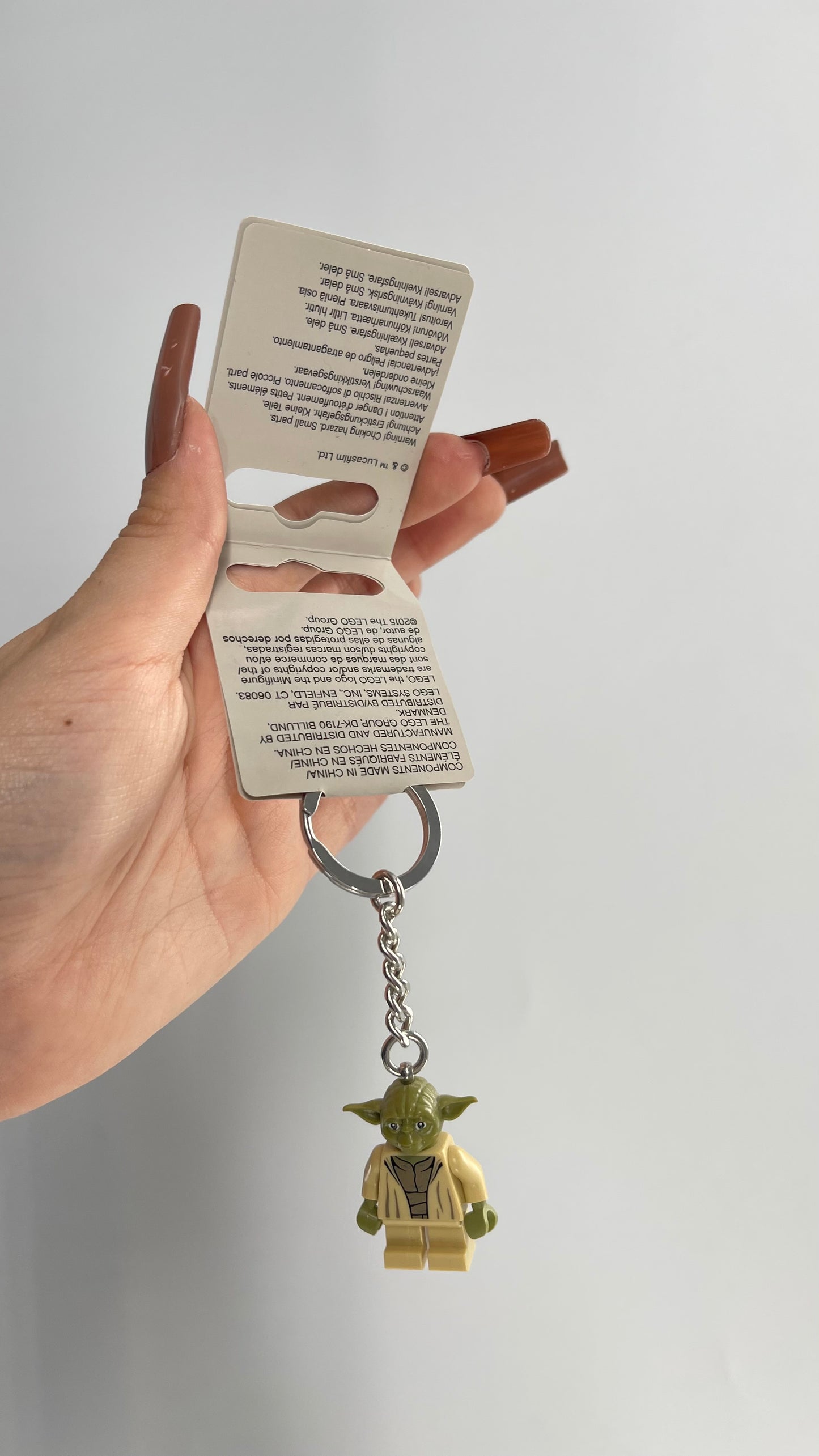 LEGO STARWARS Yoda Keychain Ring
