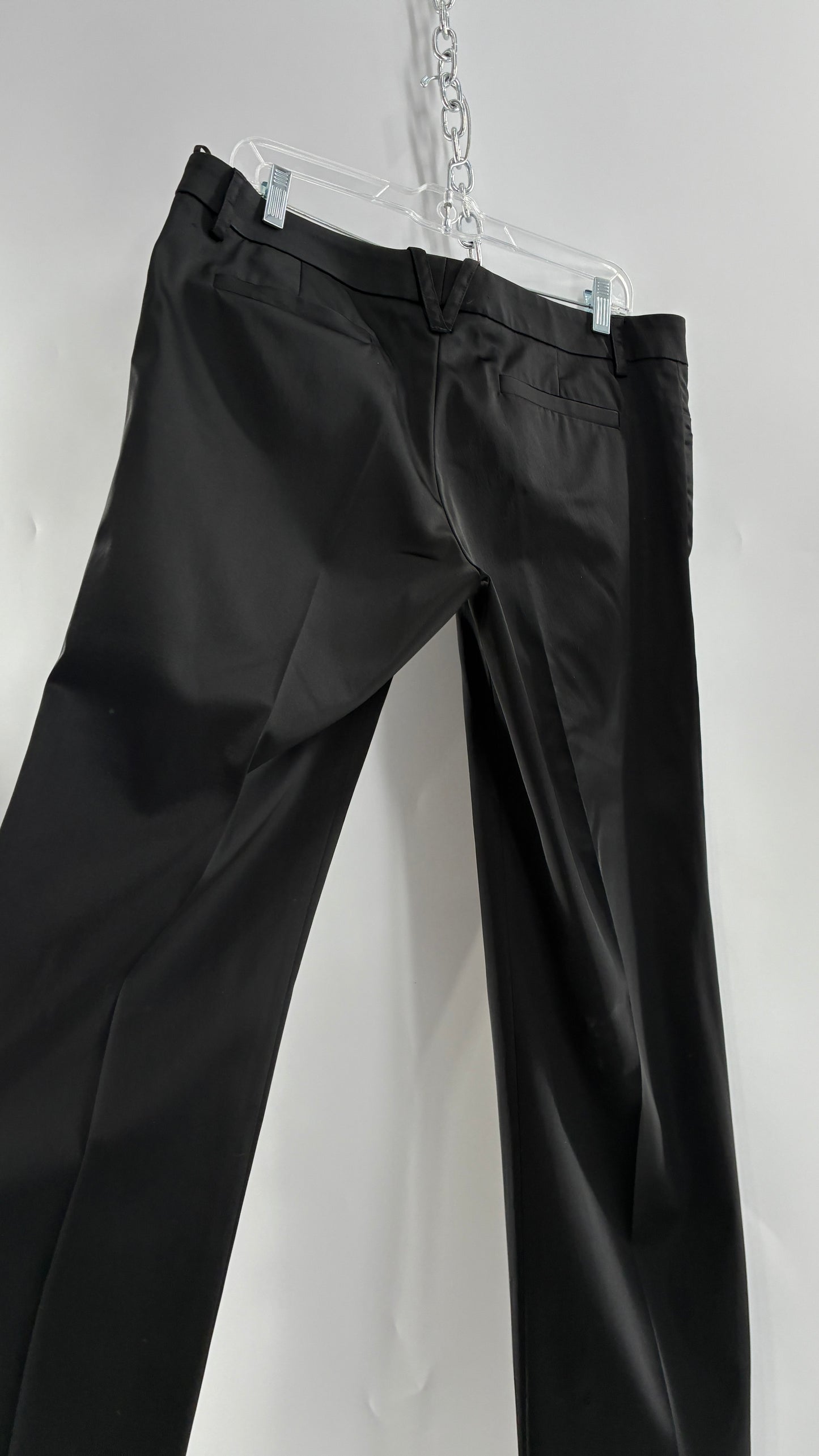 Vintage VERSACE Black Pleated Low Waisted Trouser (46/12)