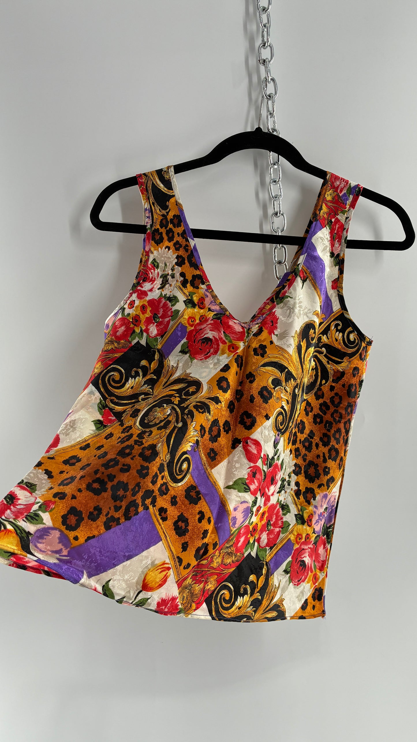 Vintage CORINNA Leopard Patterned Camisole (Medium)