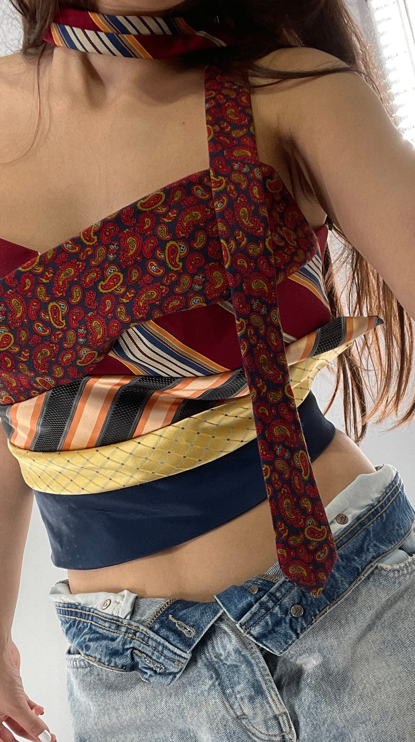 All Tied Up Custom Handmade Top (One Size)