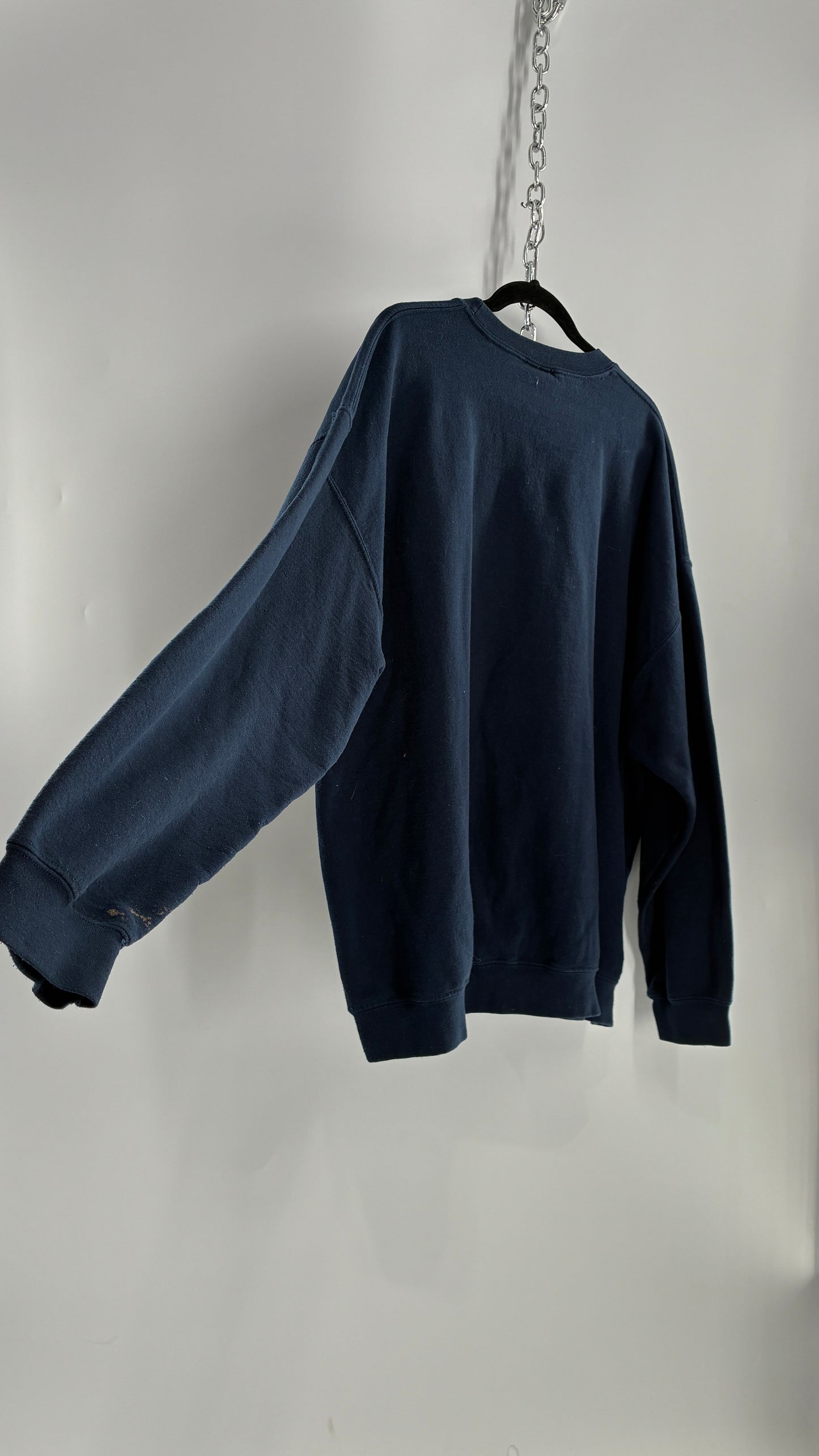 Boston Red Sox World Champs Navy Blue Crewneck Sweater (XXL)