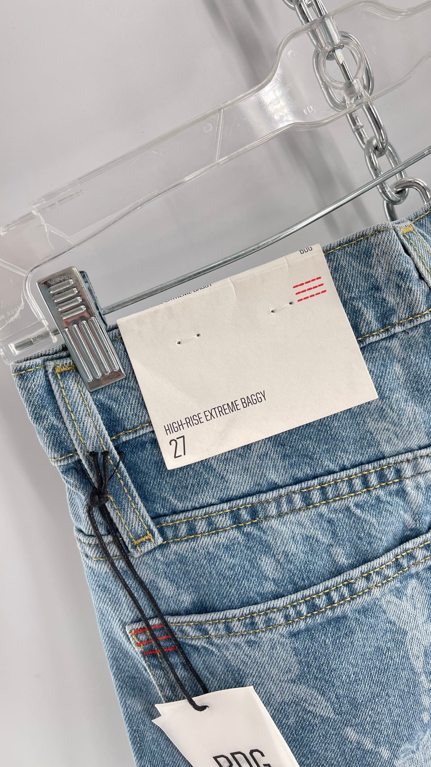 BDG Baggy Bleached Butterfly Jeans with Tags Attached (27)