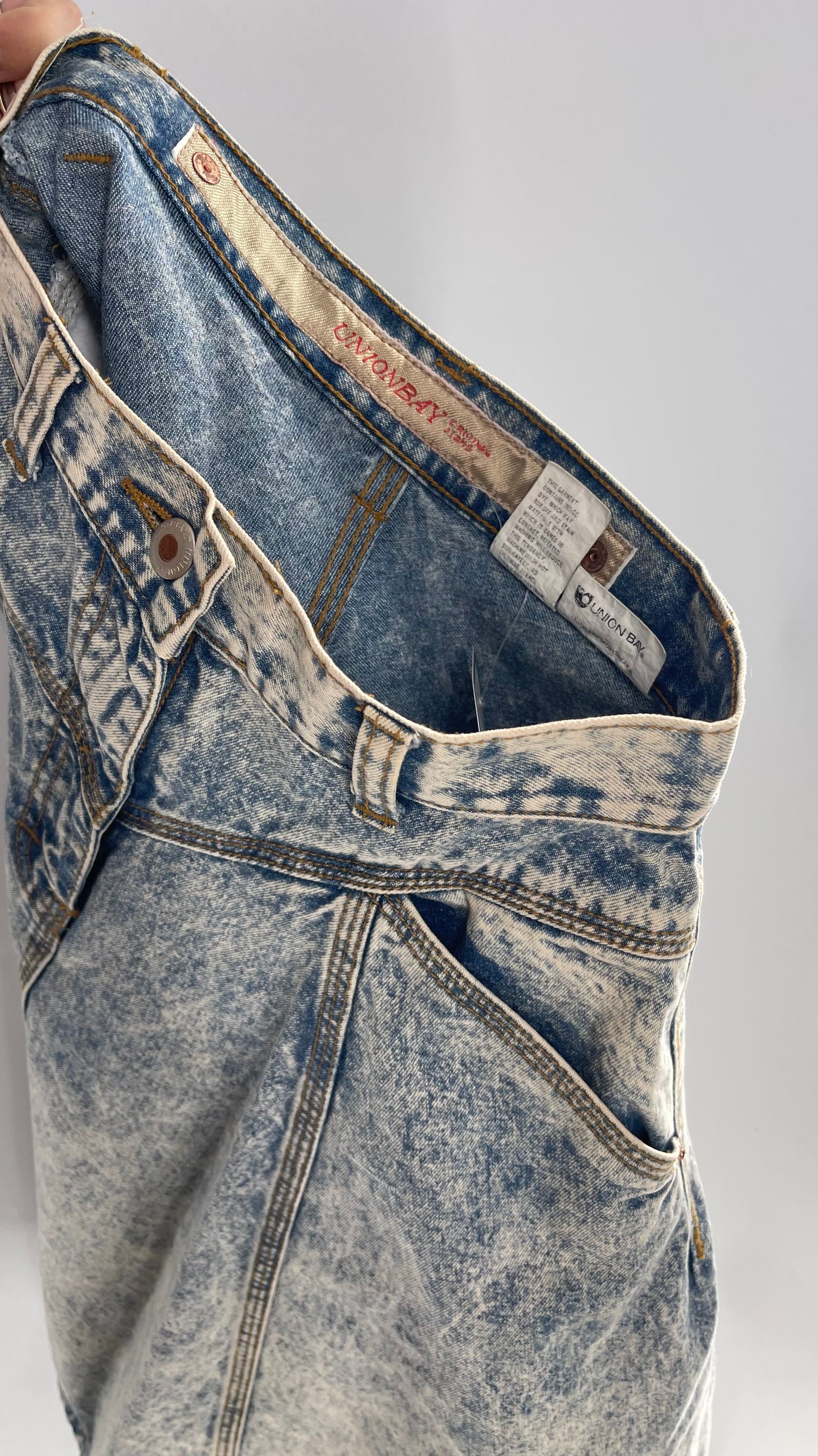 Vintage Union Bay Acid Wash Circle Skirt (3)