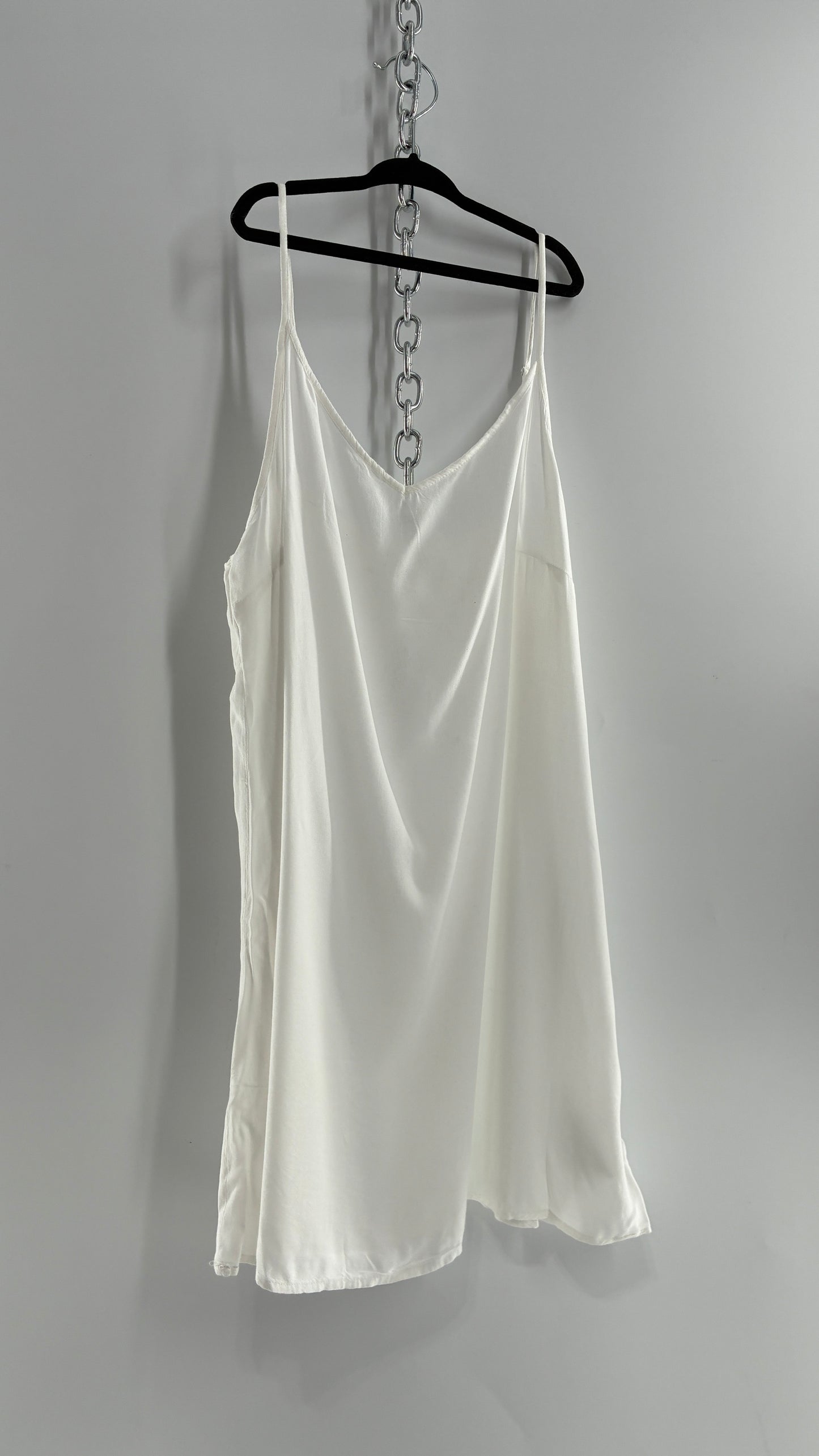 White Slip Dress (8/Medium)