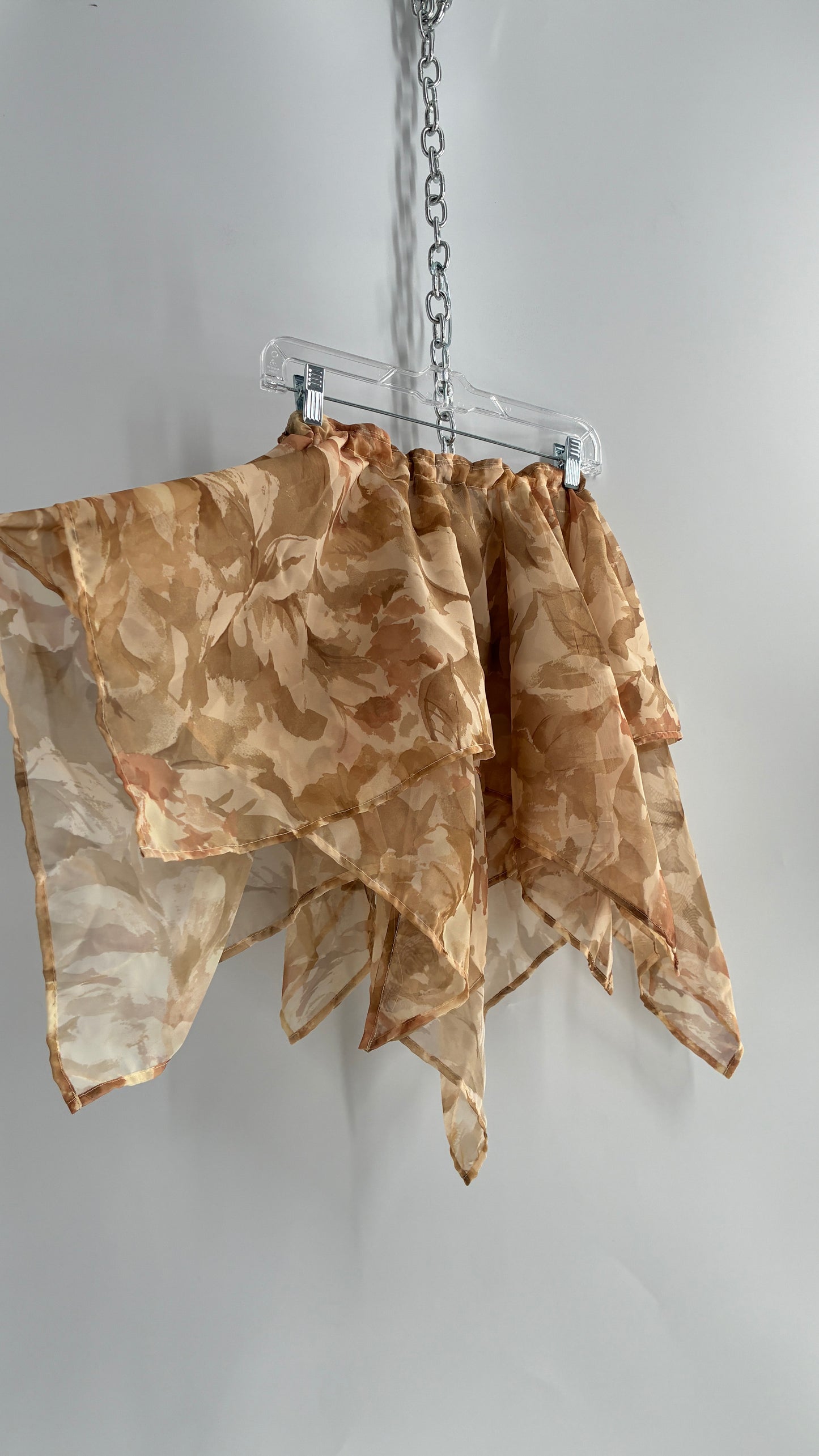 Handmade Handkerchief Hem Mini Skirt