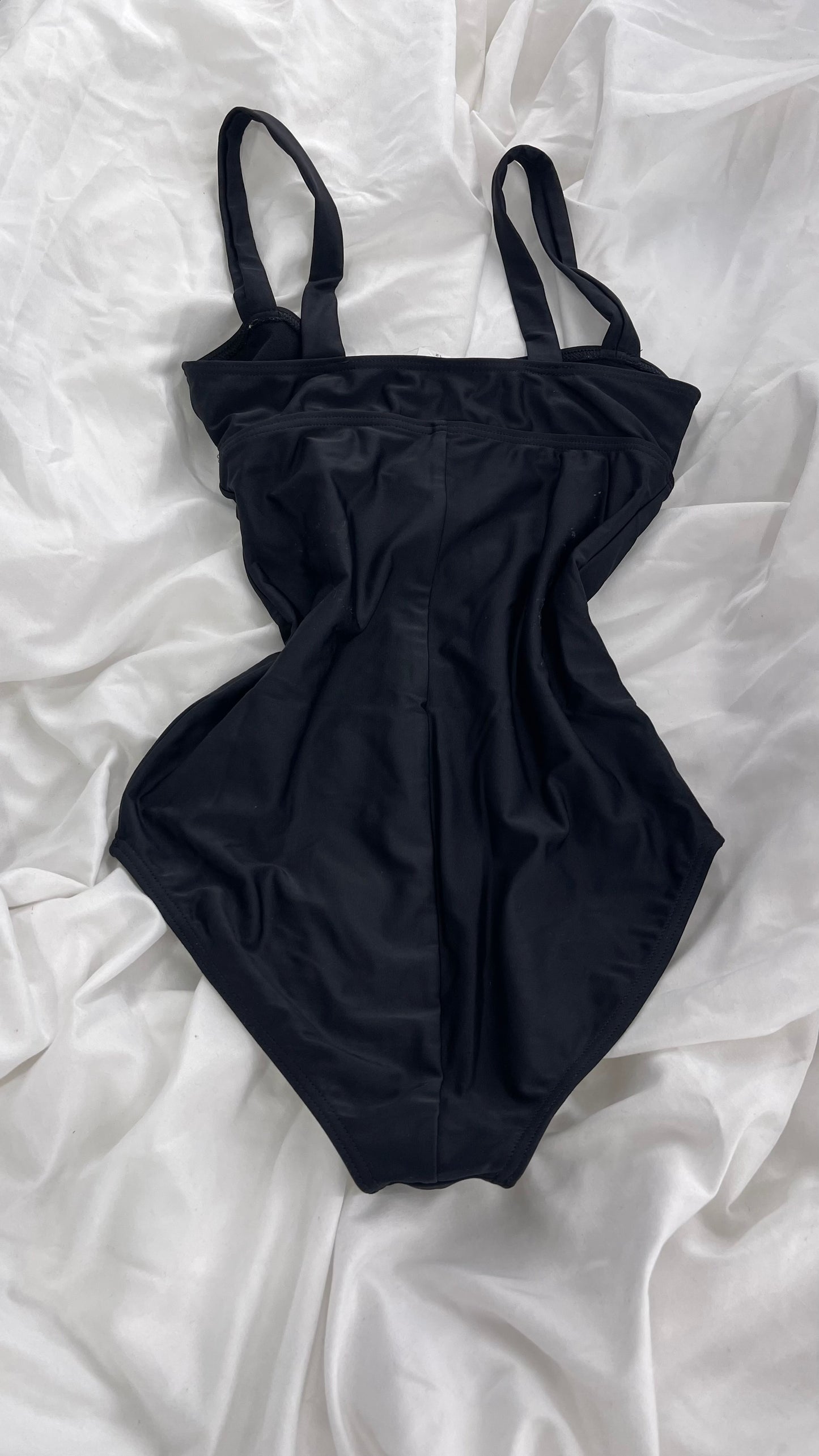 Yes Master x Free People Black Bow Bust Swimsuit (Small)