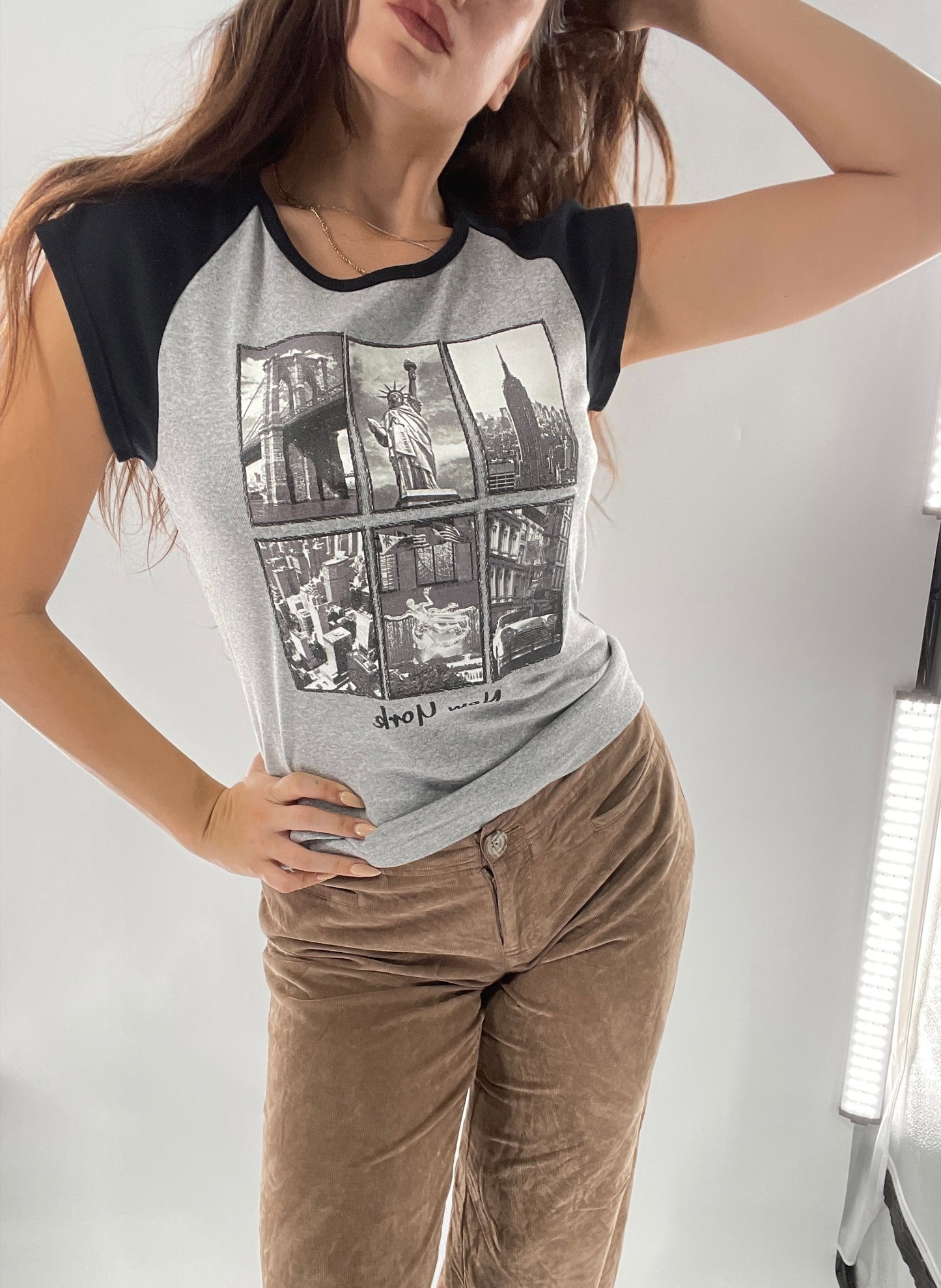 Deadstock 1990s Vintage Kavio! New York Glitter Baby T (XL)