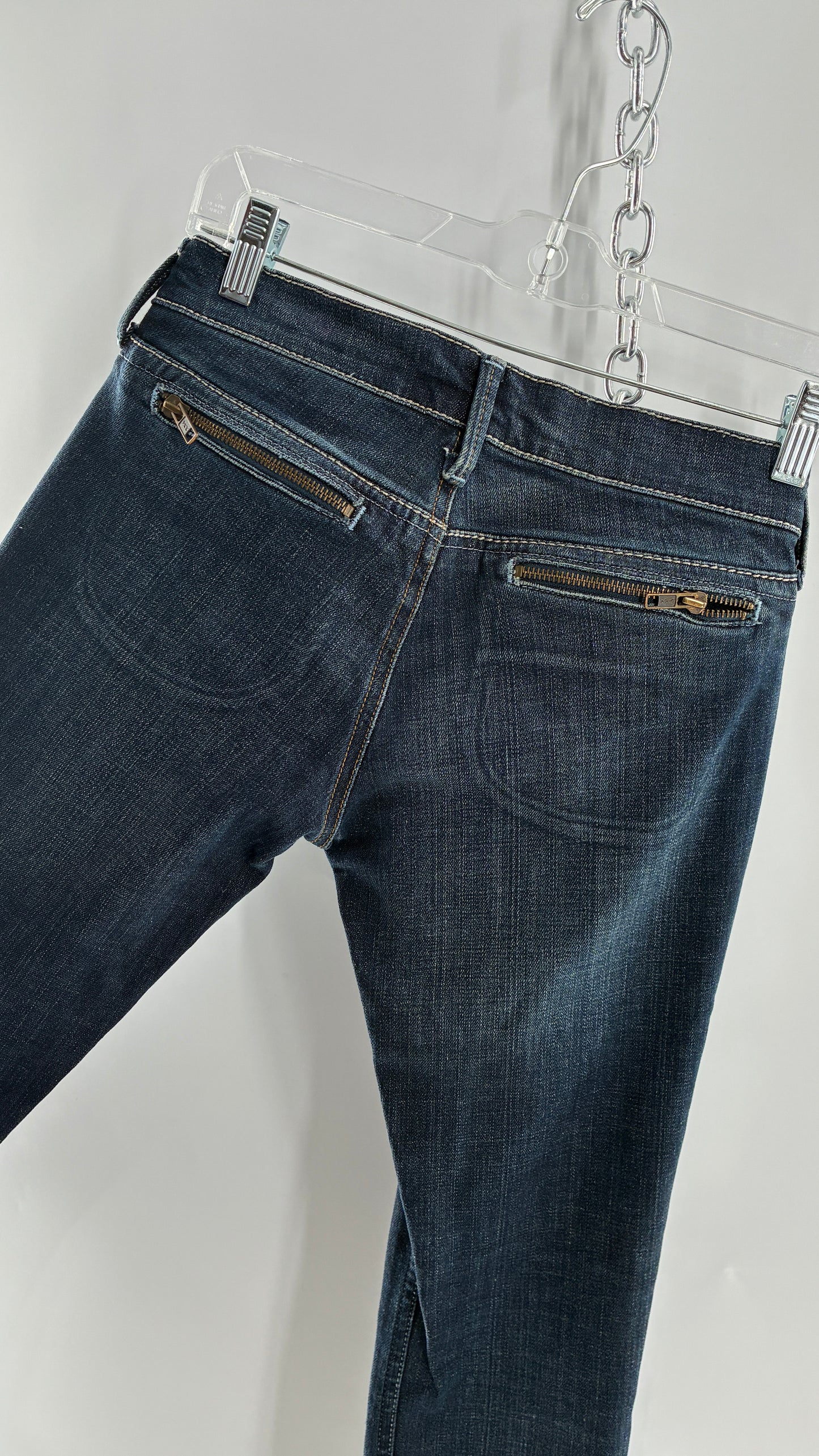 Vintage Mavi Low Rise Jeans with Zippered Bum and Ankle Details (25)