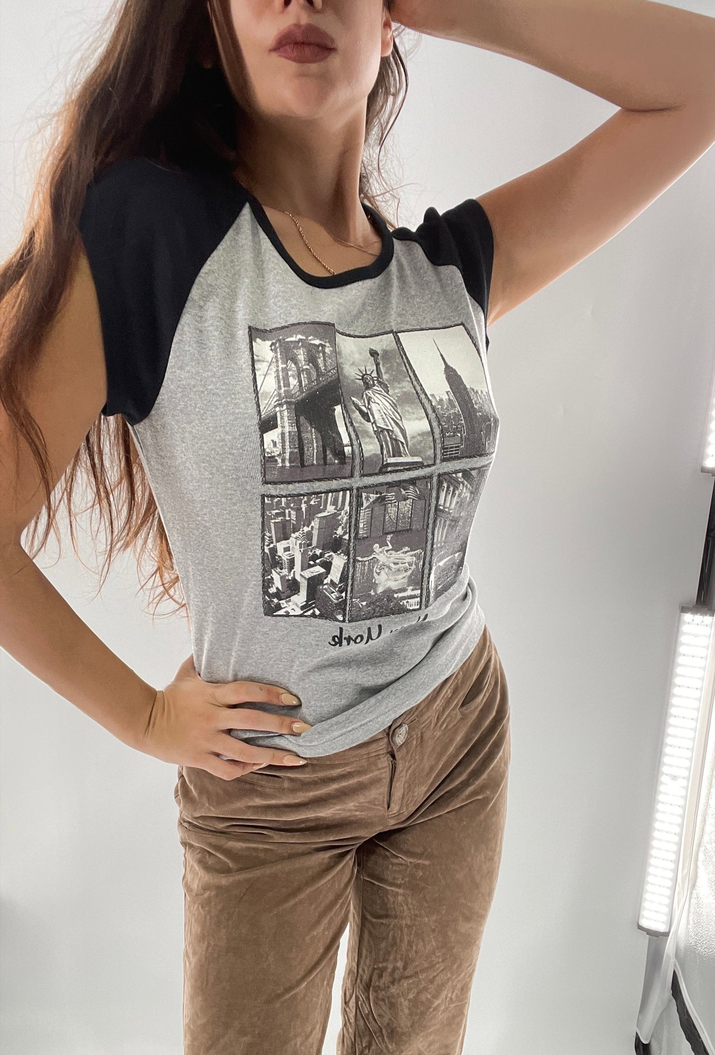 Deadstock 1990s Vintage Kavio! New York Glitter Baby T (XL)