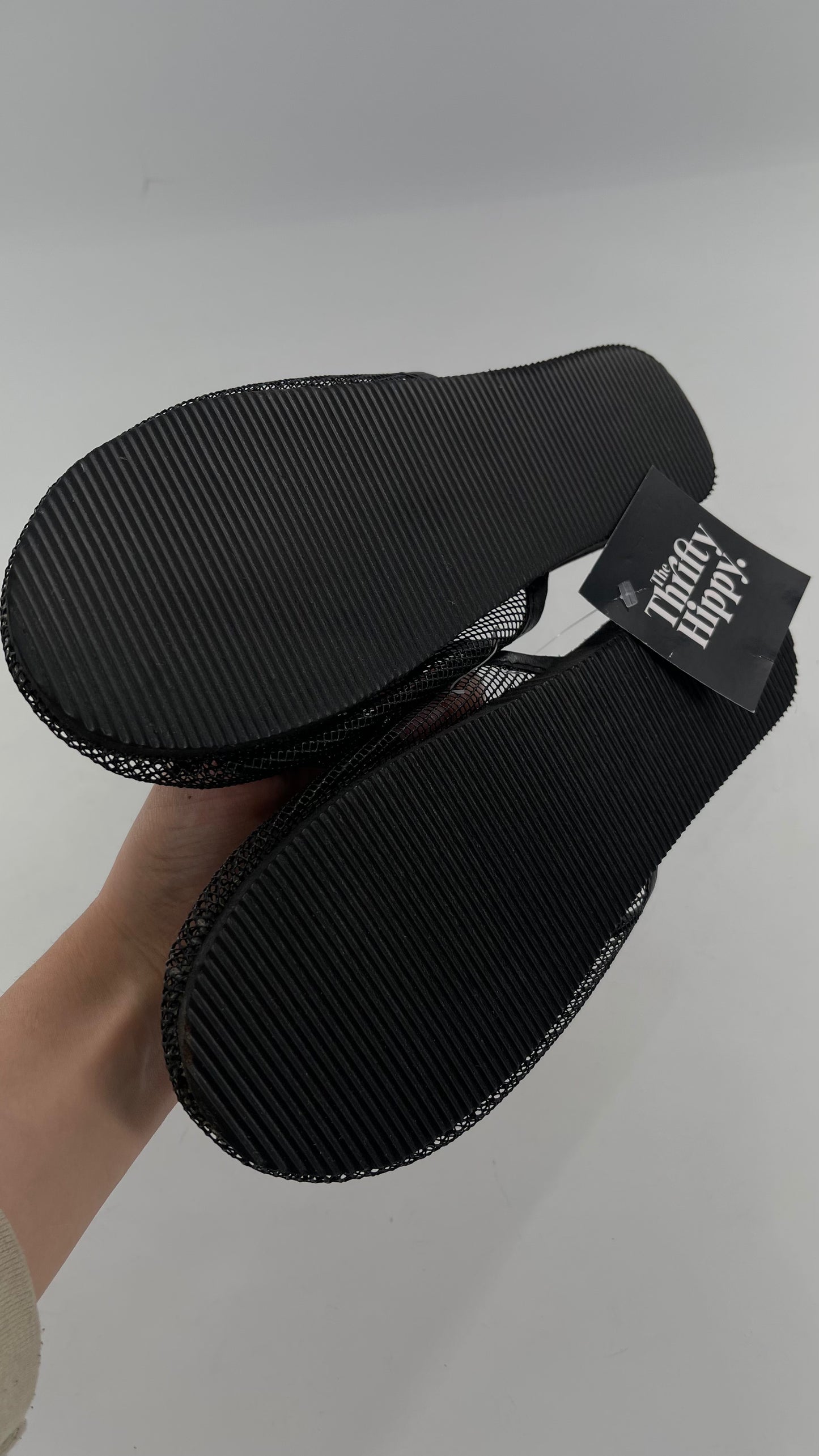 Vintage 1990s Chinese Black Beaded Slipper (9)