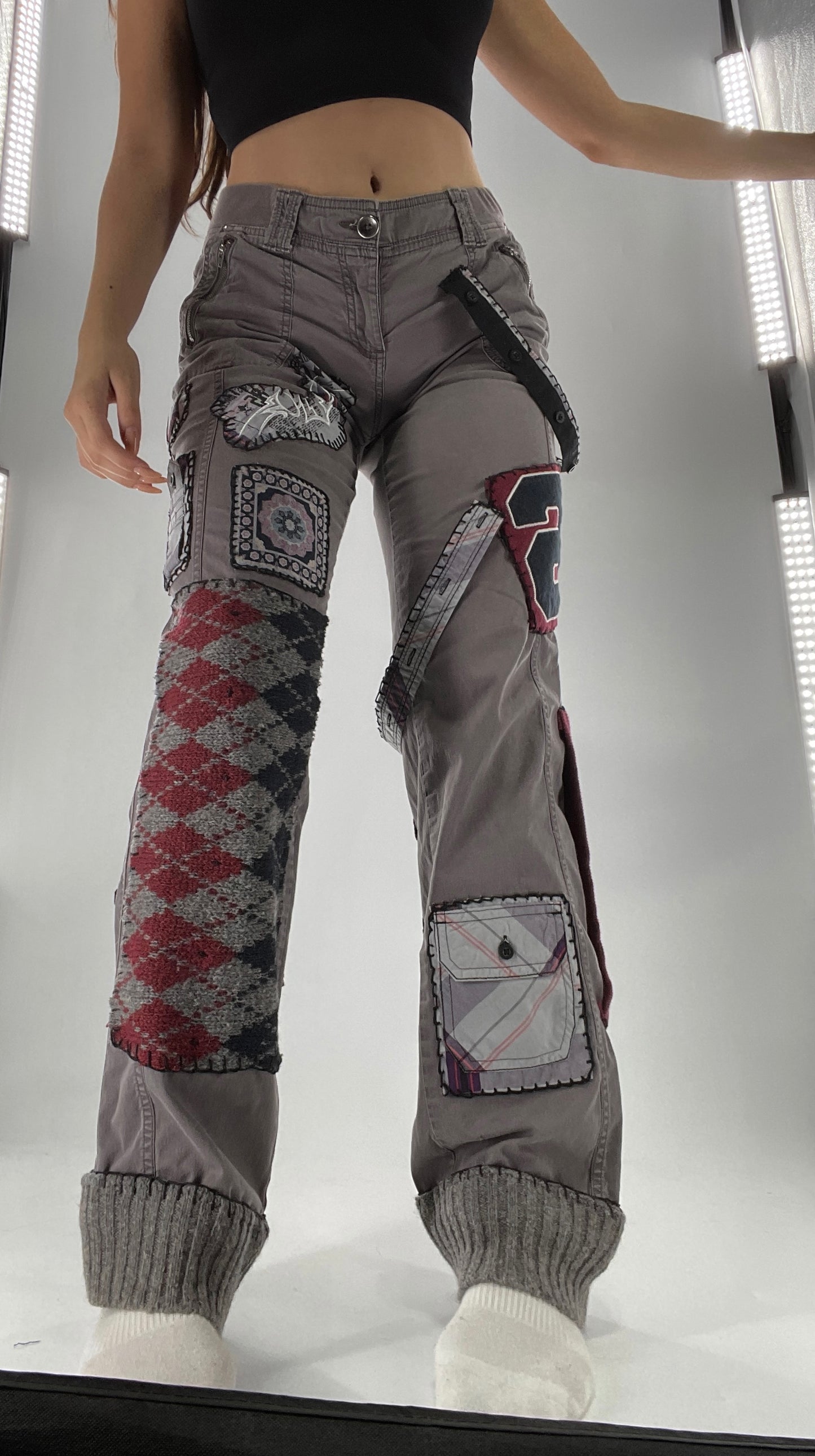CUSTOM Handmade Patchwork Straight Legs (4)