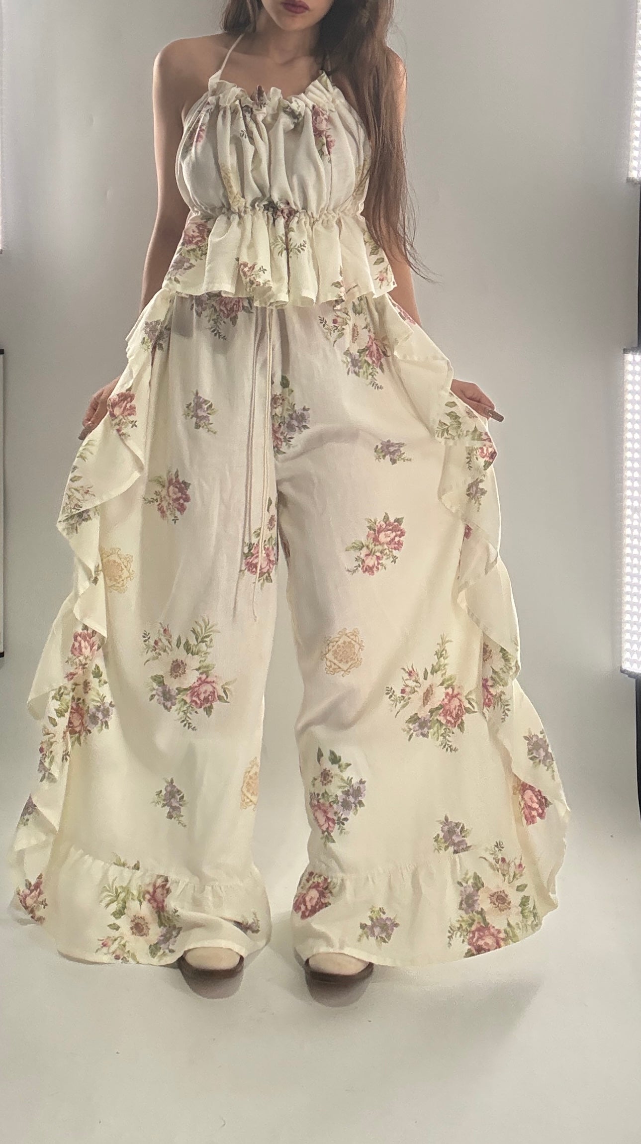 Vintage Handmade Floral Two Piece Set (XS-XL)