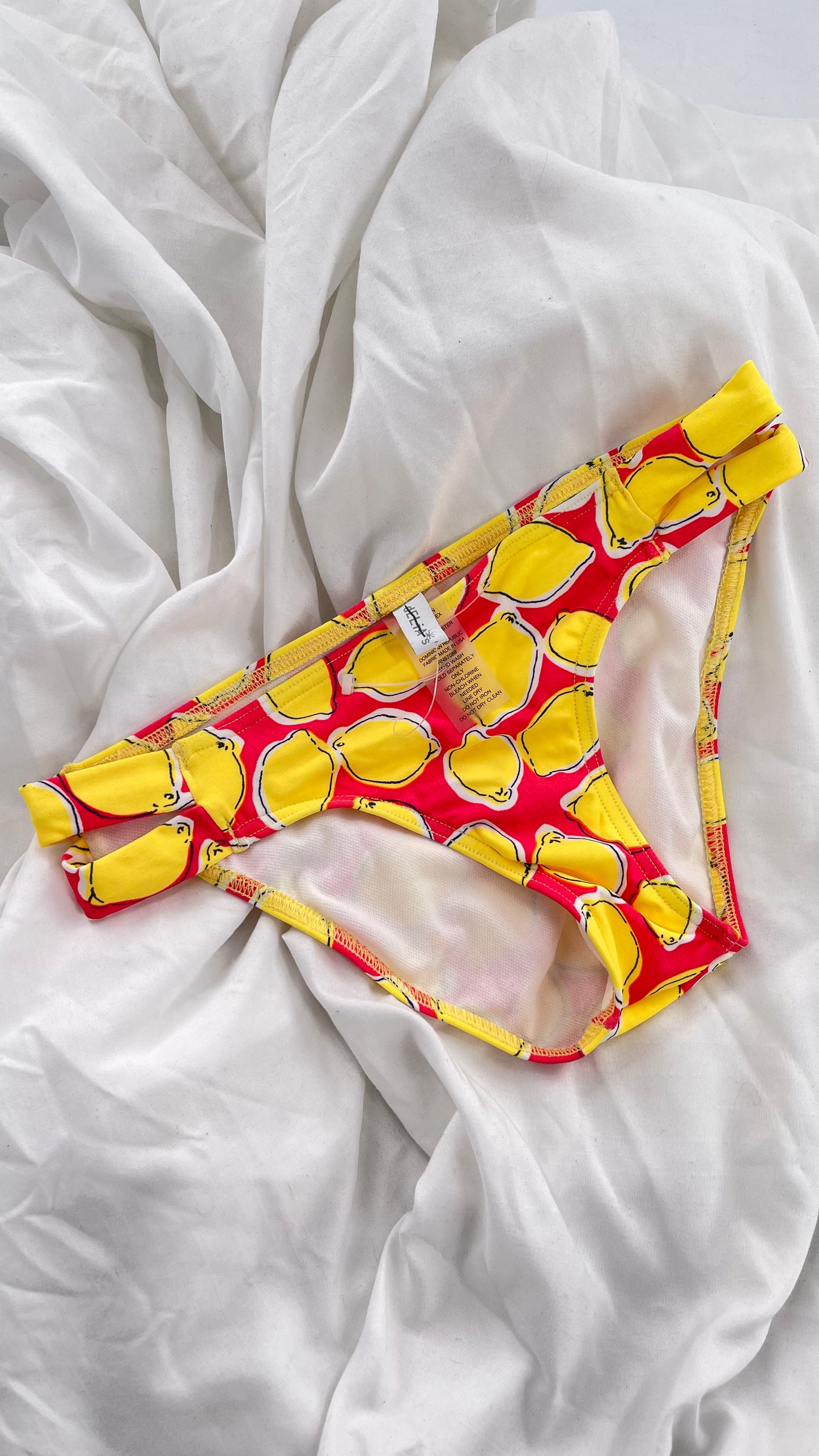 dELiA’s Lemon Bikini Bottoms (XS)