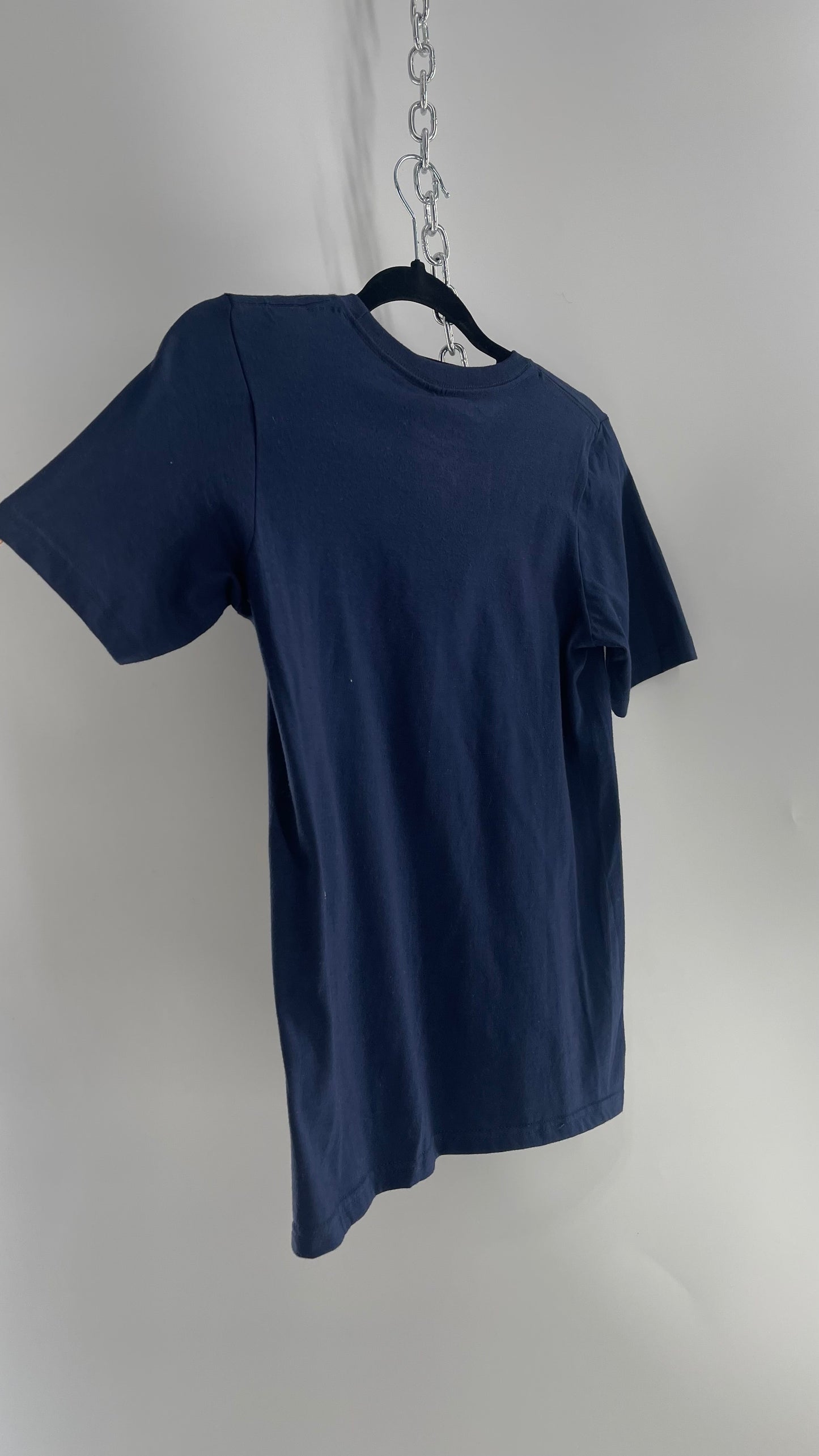 Official Navy Blue Yankees Baby T with Tags Attached Cooperstown Mitchell & Ness (S adult or 10/12 kids)