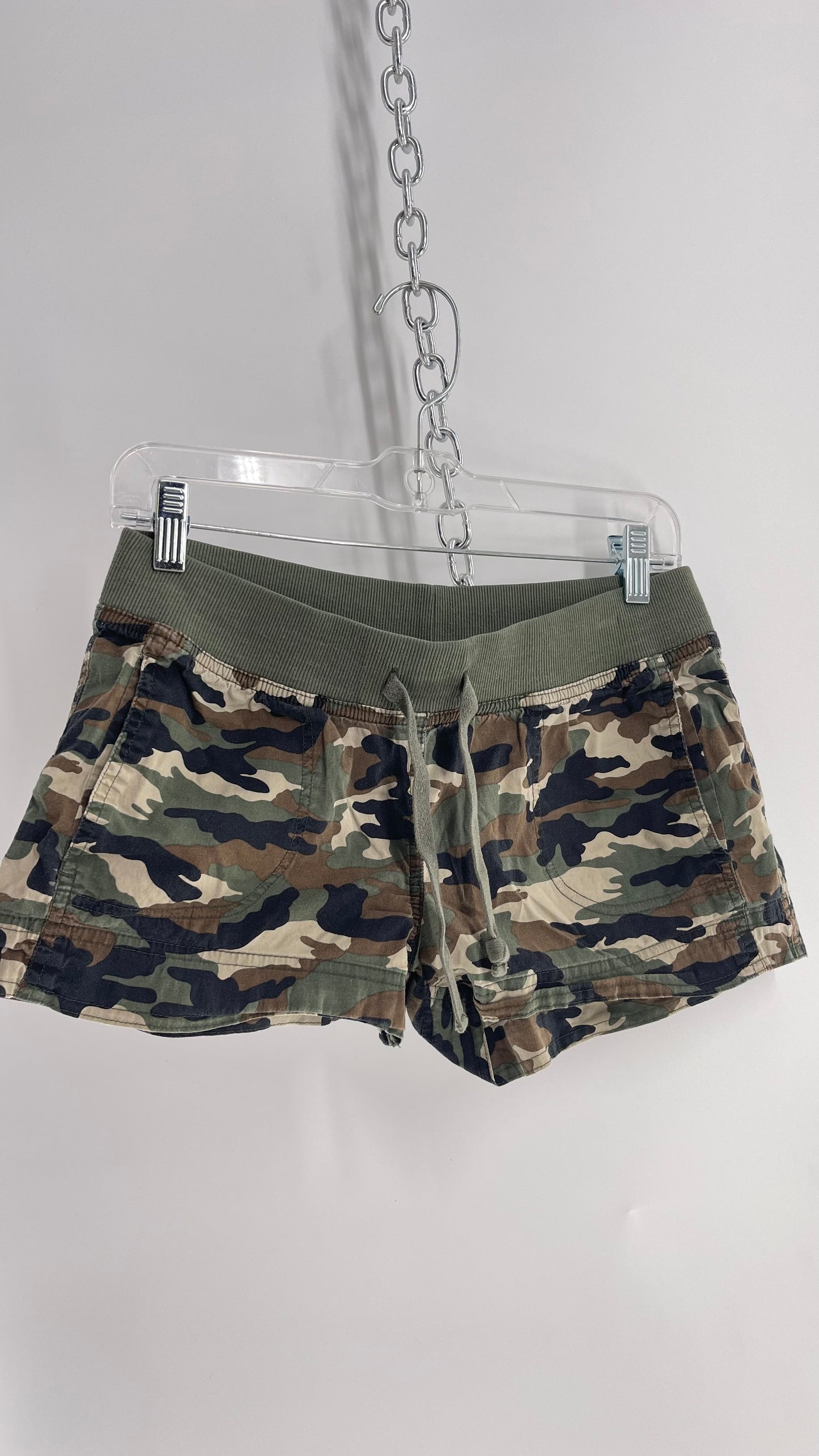 Vintage Camo Booty Shorts (Medium)