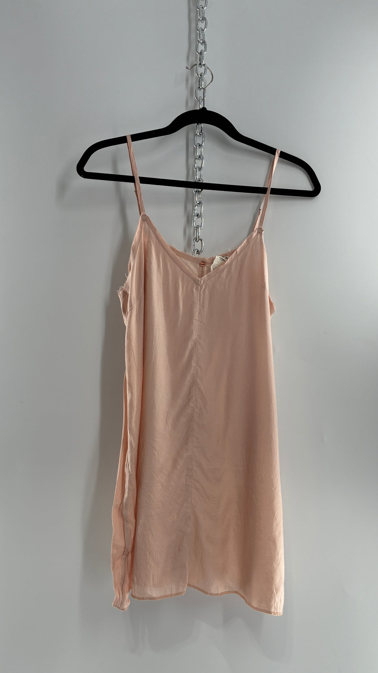 Free People Slip Dress with Raw Edge Hem (XS/S)