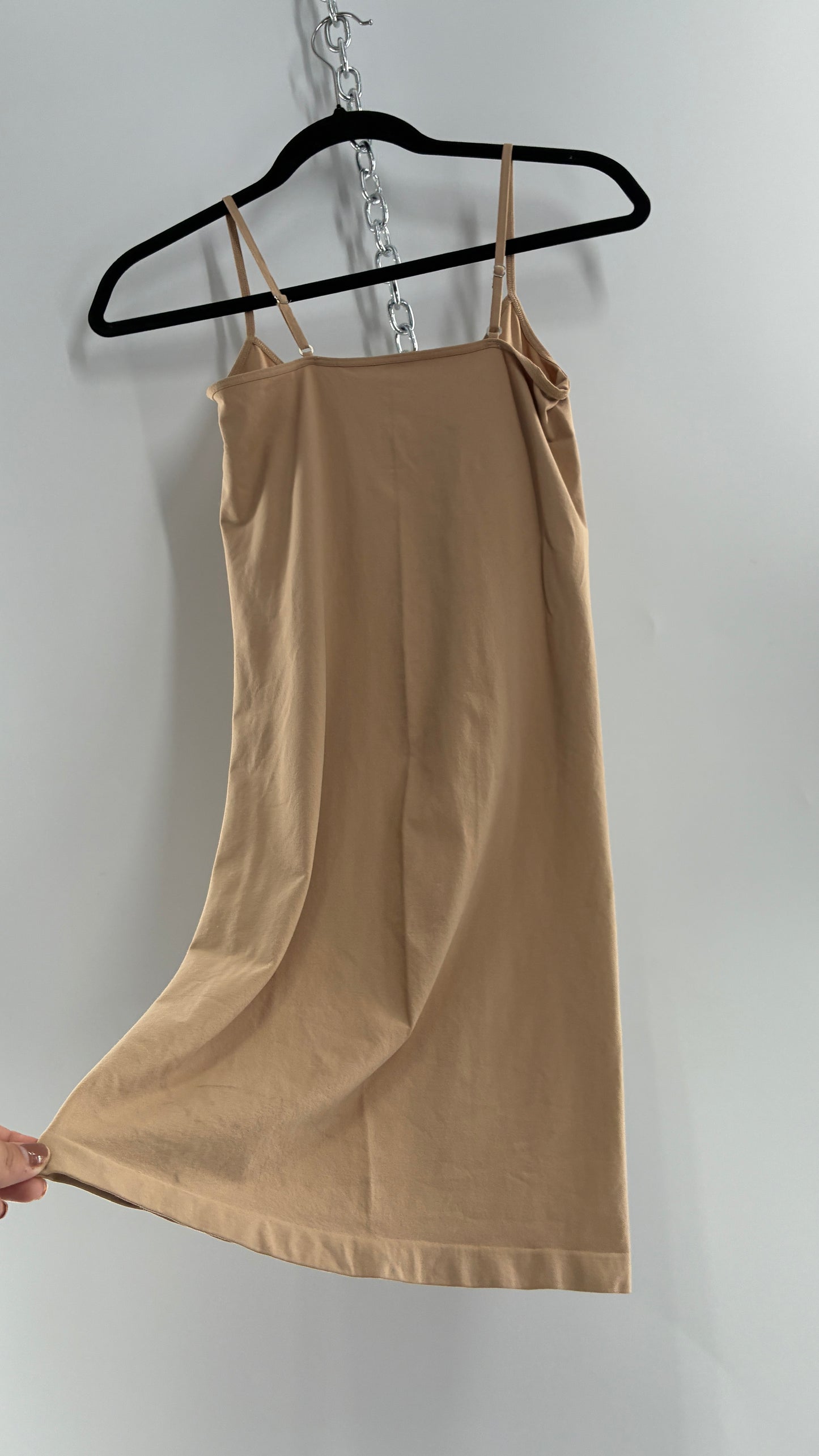 Intimately Free People Tan Stretchy Slip (M/L)