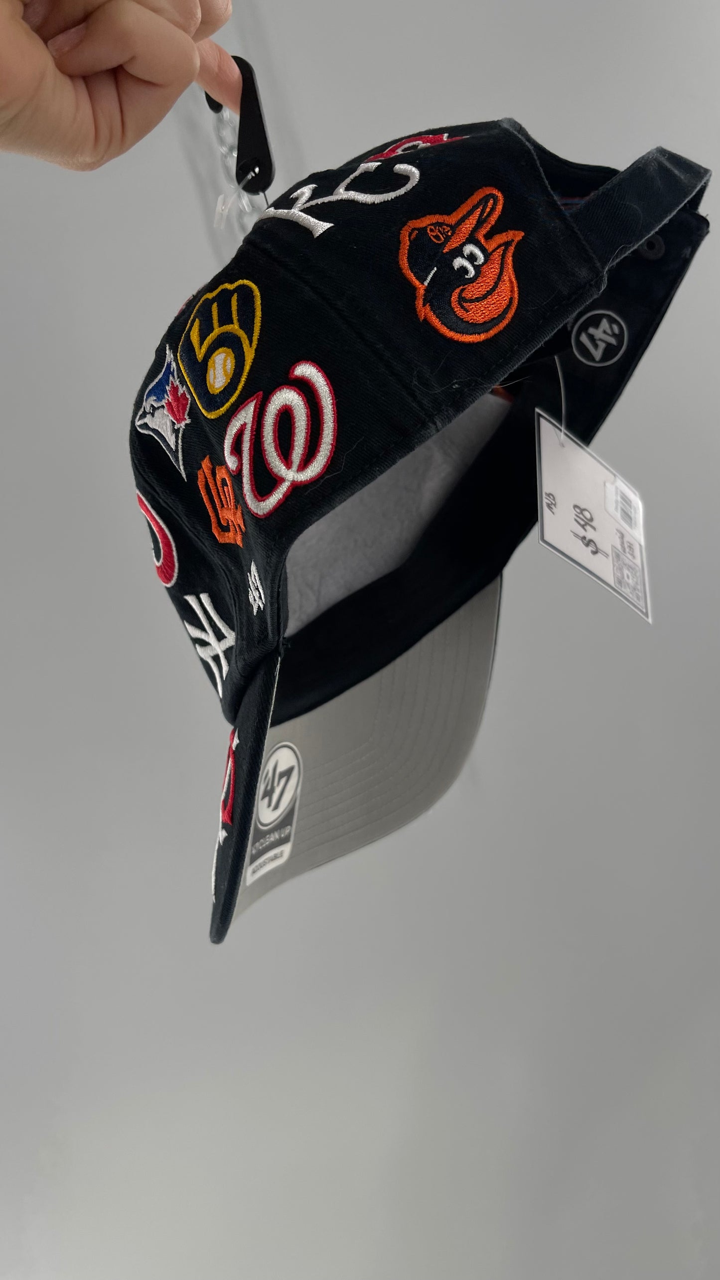 MLB Black Logo Baseball Hat