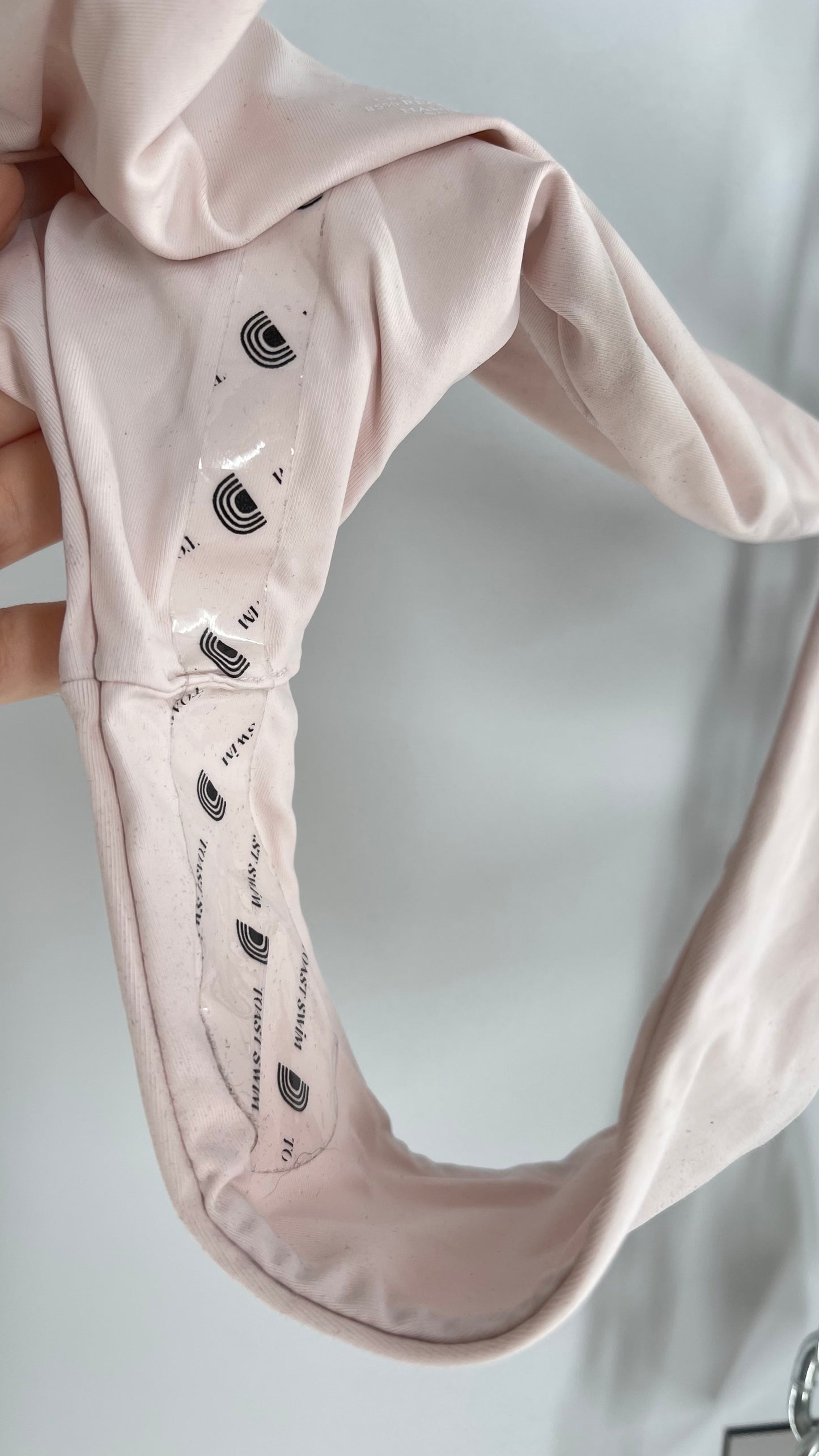 TOAST SWIM Light Pink Swim Bottoms (Medium)