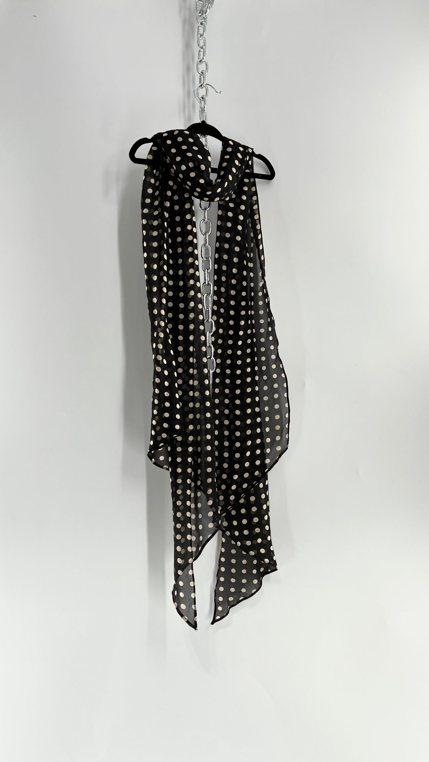 Vintage Polka Dot Scarf