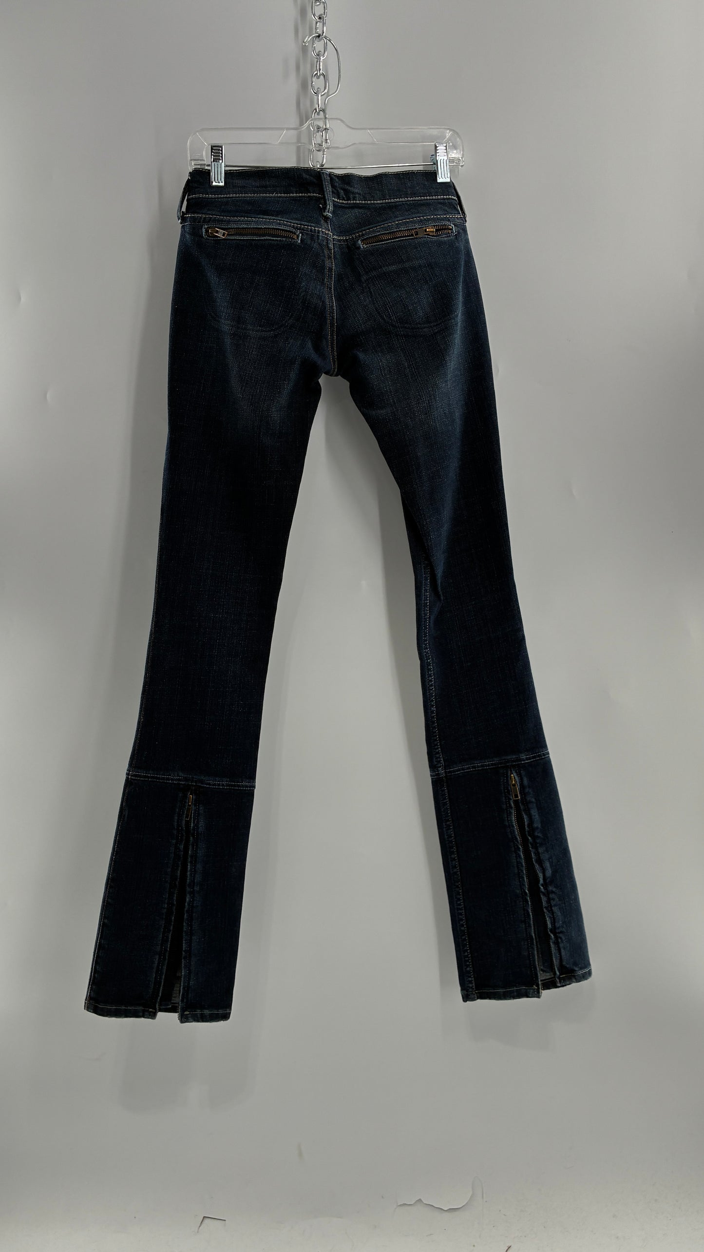 Vintage Mavi Low Rise Jeans with Zippered Bum and Ankle Details (25)