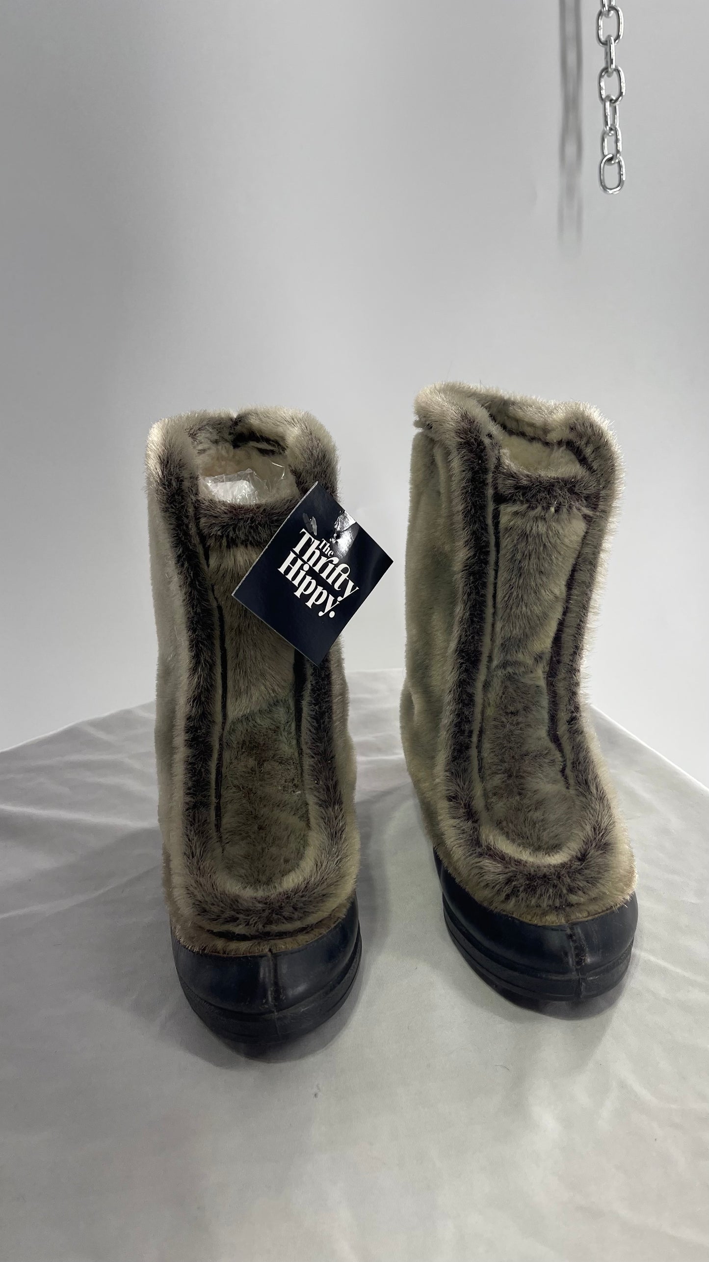 Vintage 1970s YODELERS Fur Boots (7)