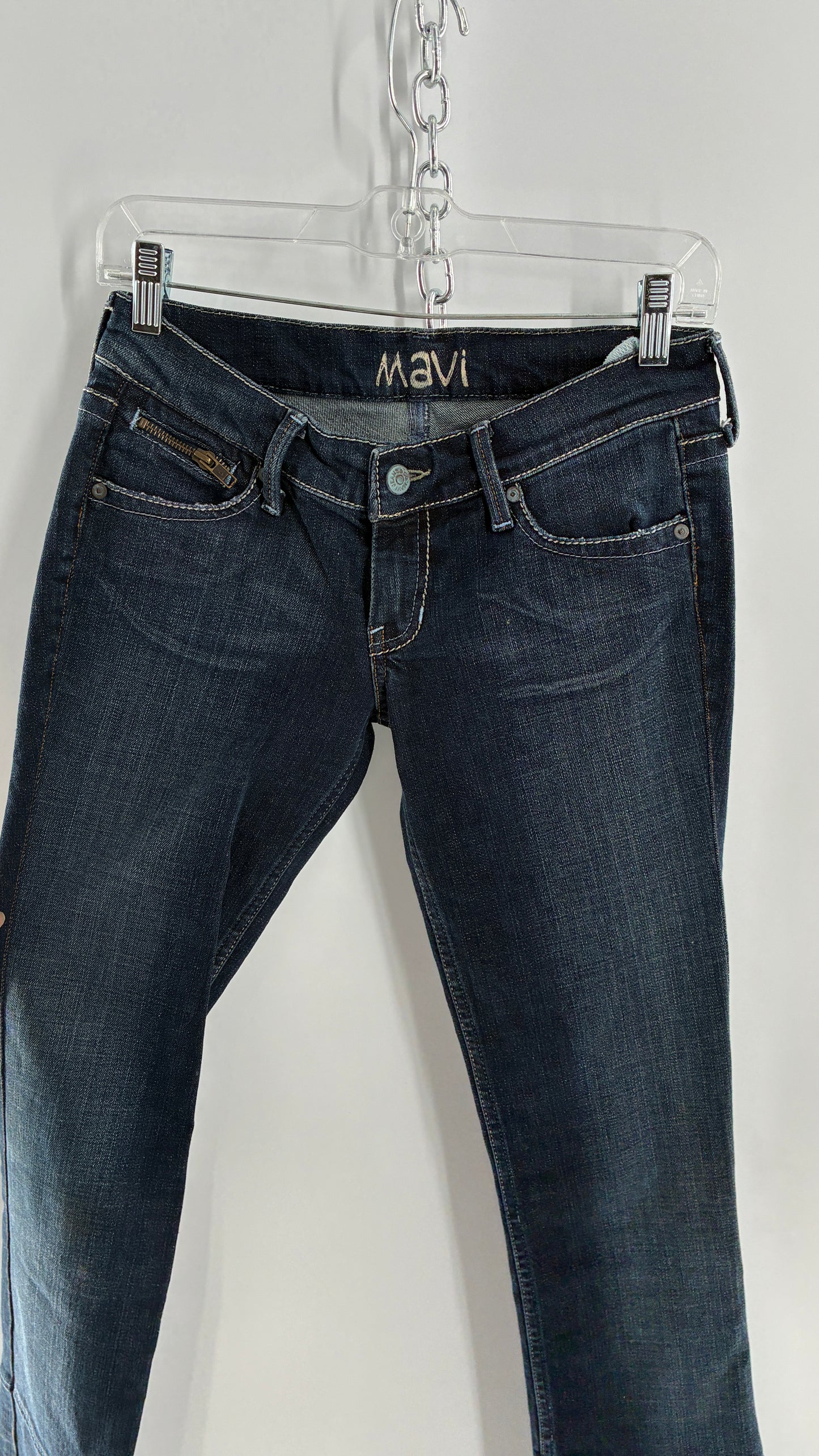 Vintage Mavi Low Rise Jeans with Zippered Bum and Ankle Details (25)