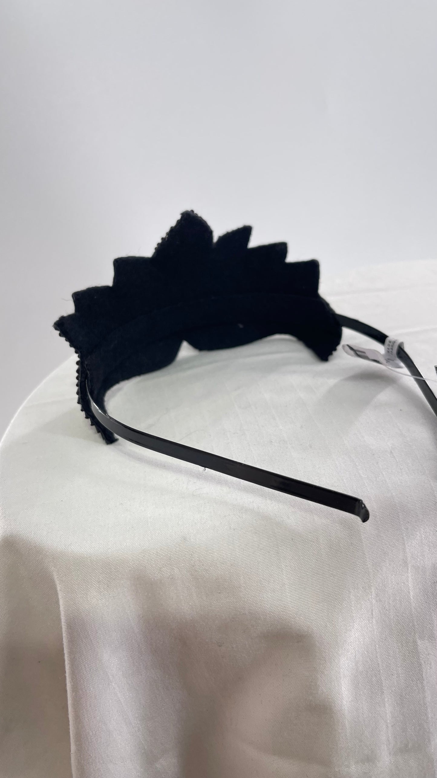 Free People Black Swan Beaded Headpiece