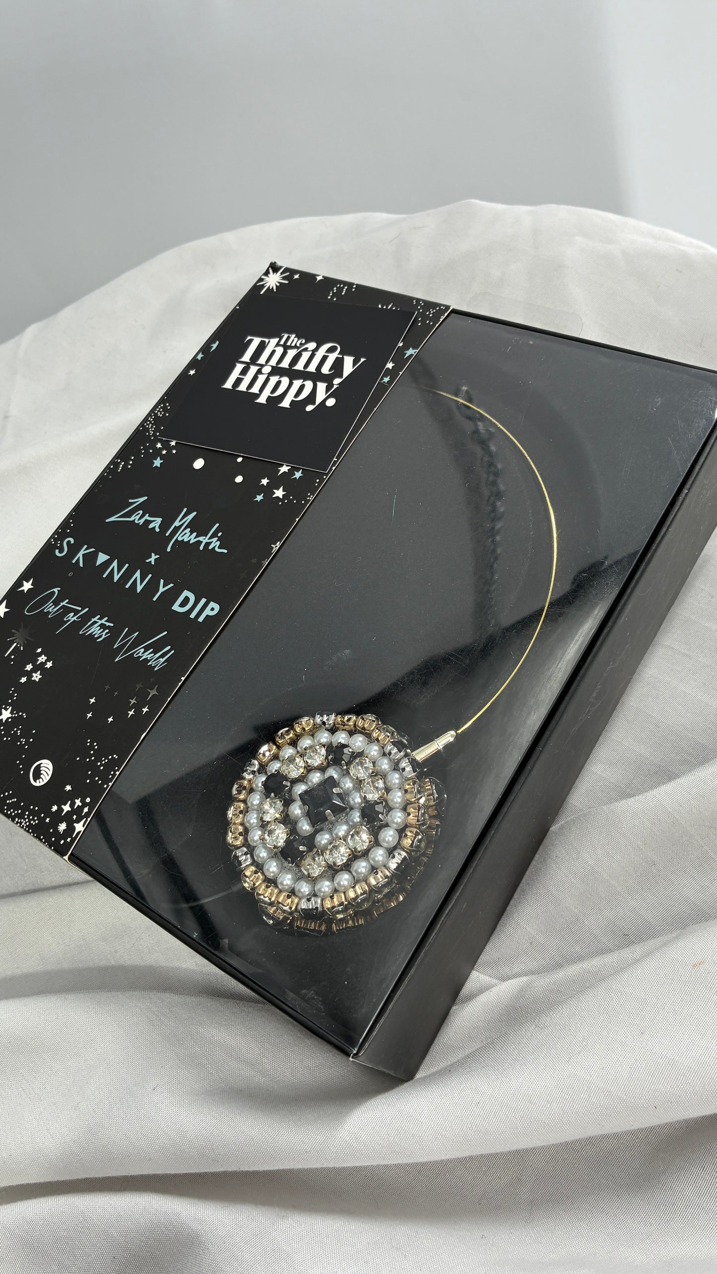 Free People Embellished Rhinestone Headphones
