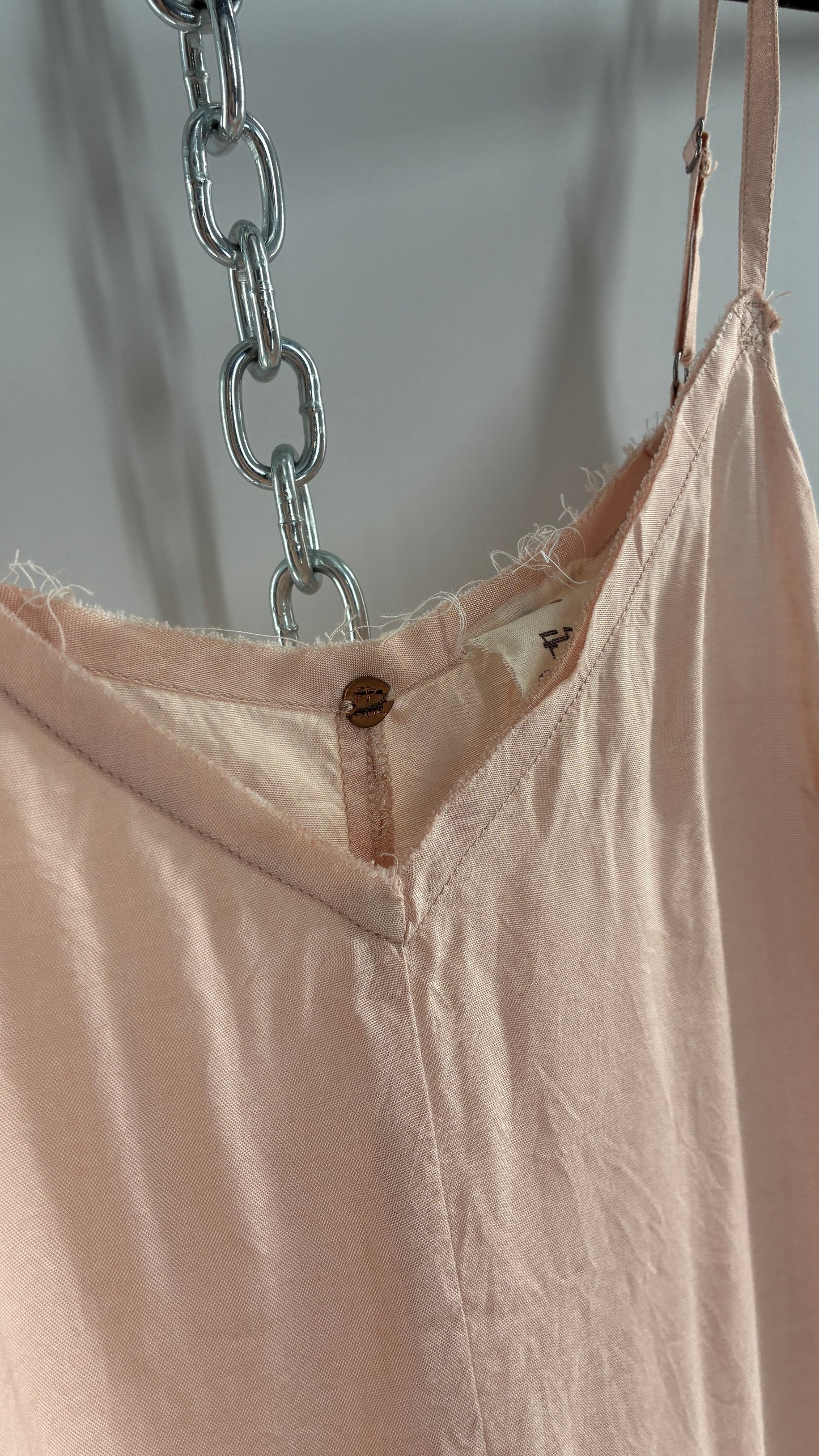 Free People Slip Dress with Raw Edge Hem (XS/S)