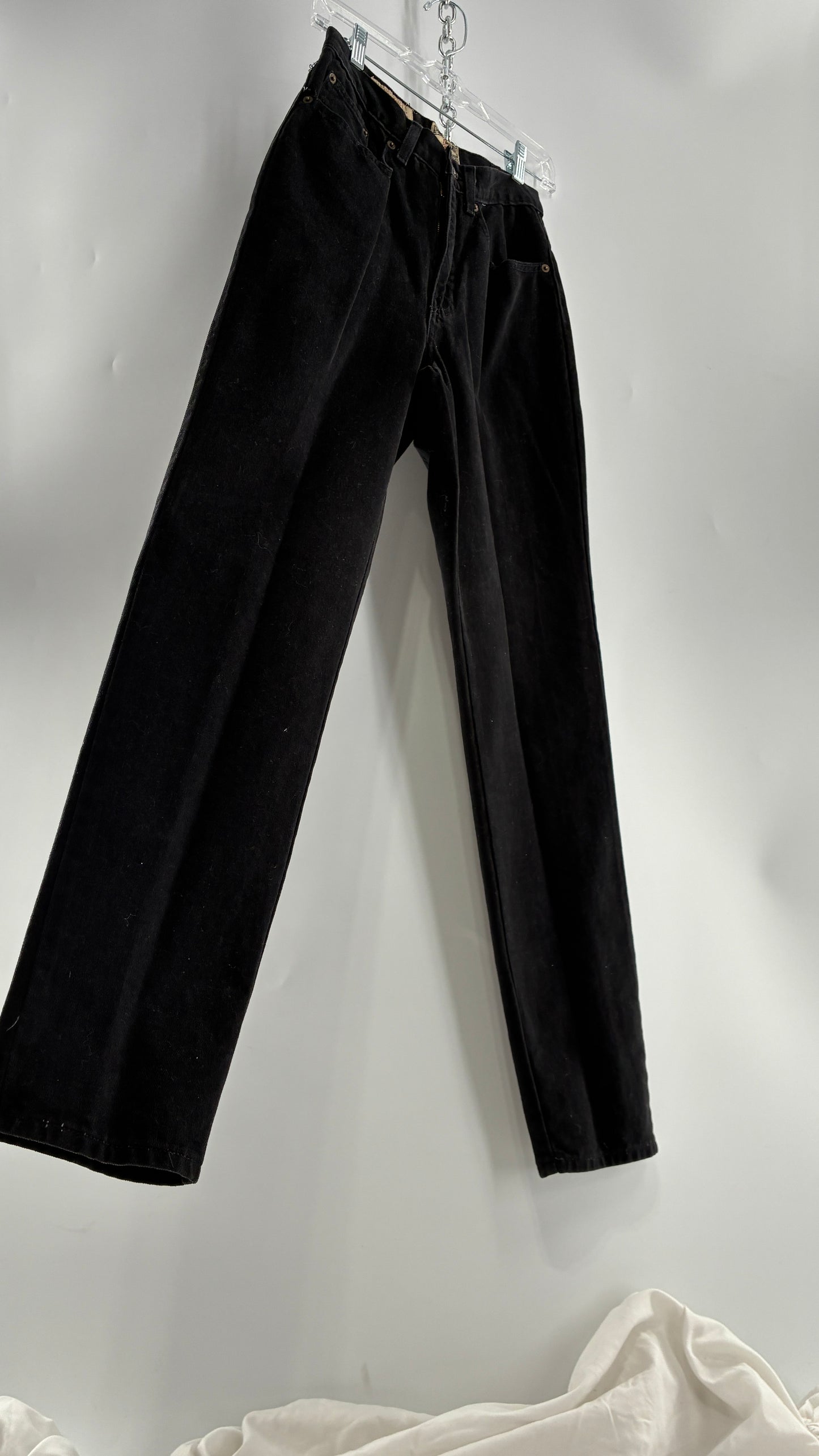 Deadstock Vintage 1980s EXPRESS Black High Waisted Mom Jean (5/6)