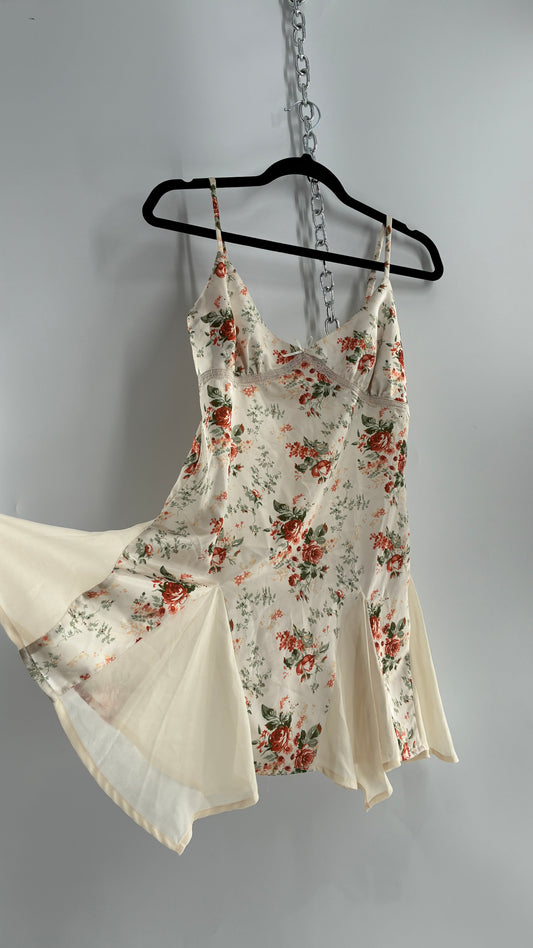 Princess Polly Floral Handkerchief Hem Slip Dress (4)