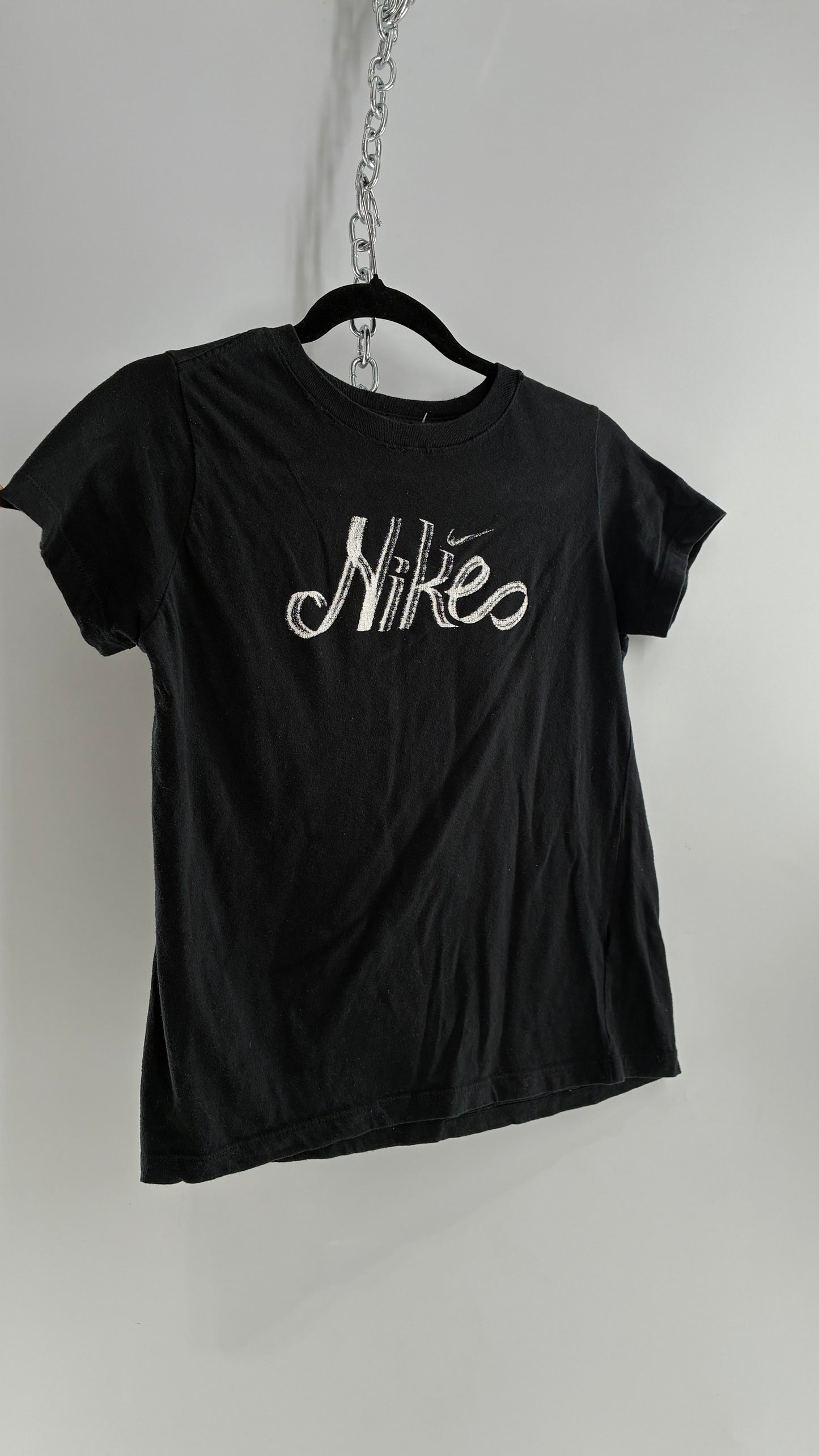 Vintage NIKE Black Baby T (Large)