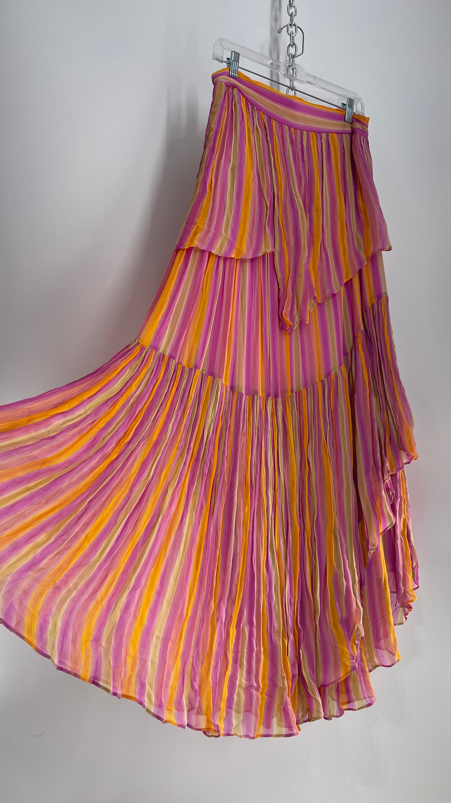 Free People Crimped Striped Voluminous Maxi Skirt (12)