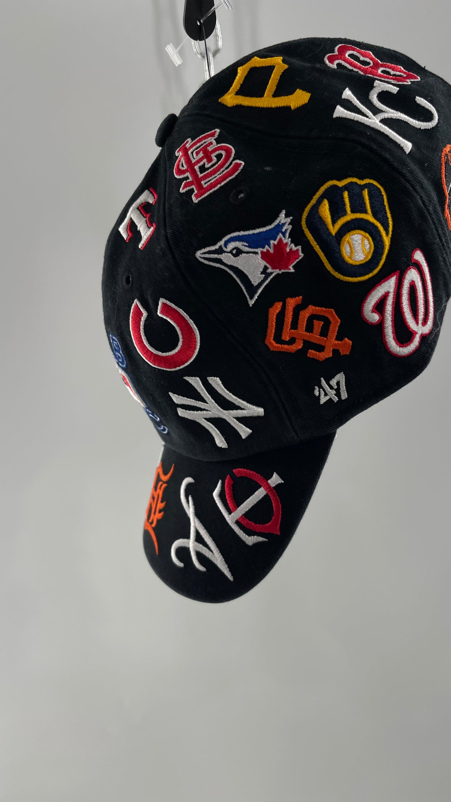 MLB Black Logo Baseball Hat