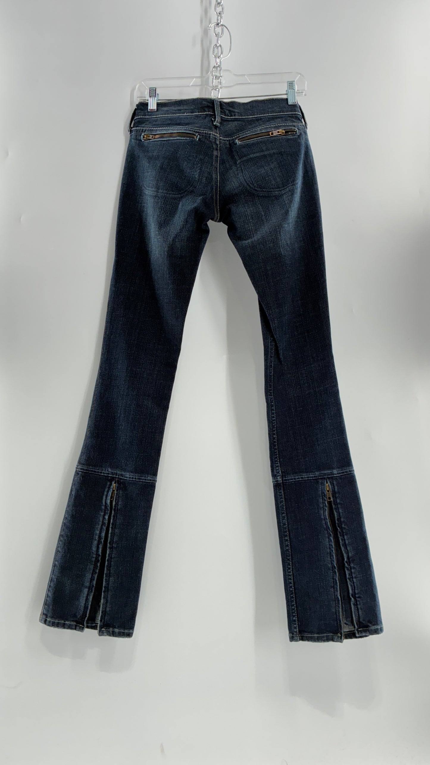 Vintage Mavi Low Rise Jeans with Zippered Bum and Ankle Details (25)