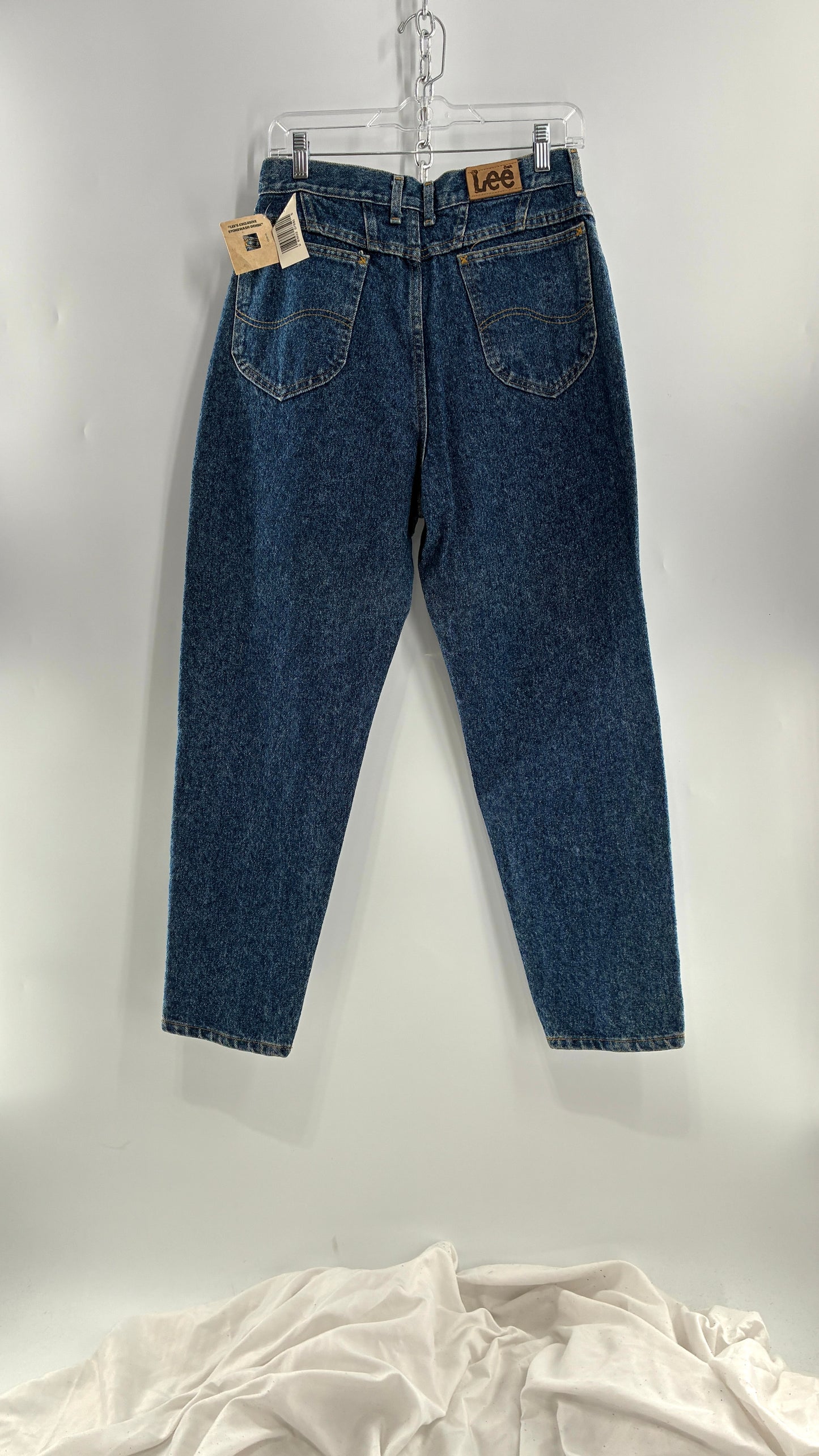 Deadstock Vintage 1980s Lee Stone Wash Mom Jean (12P)