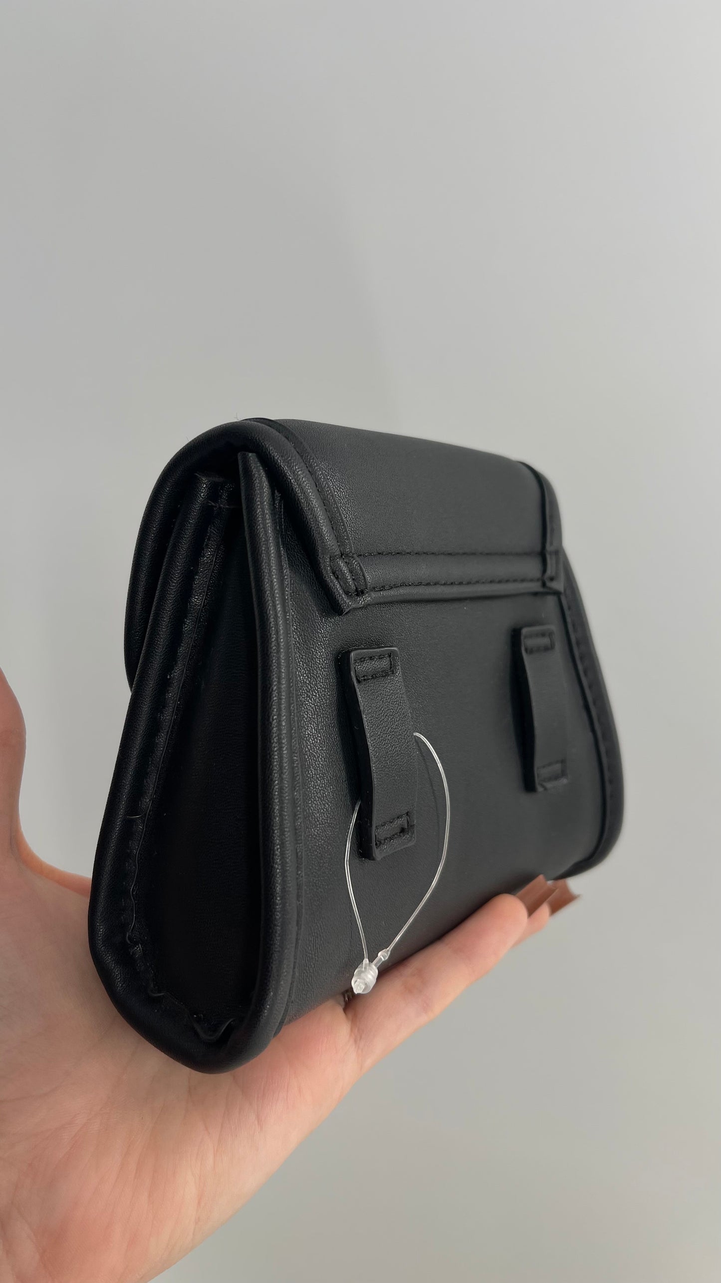 Urban Outfitters Black Leather Belt Bag
