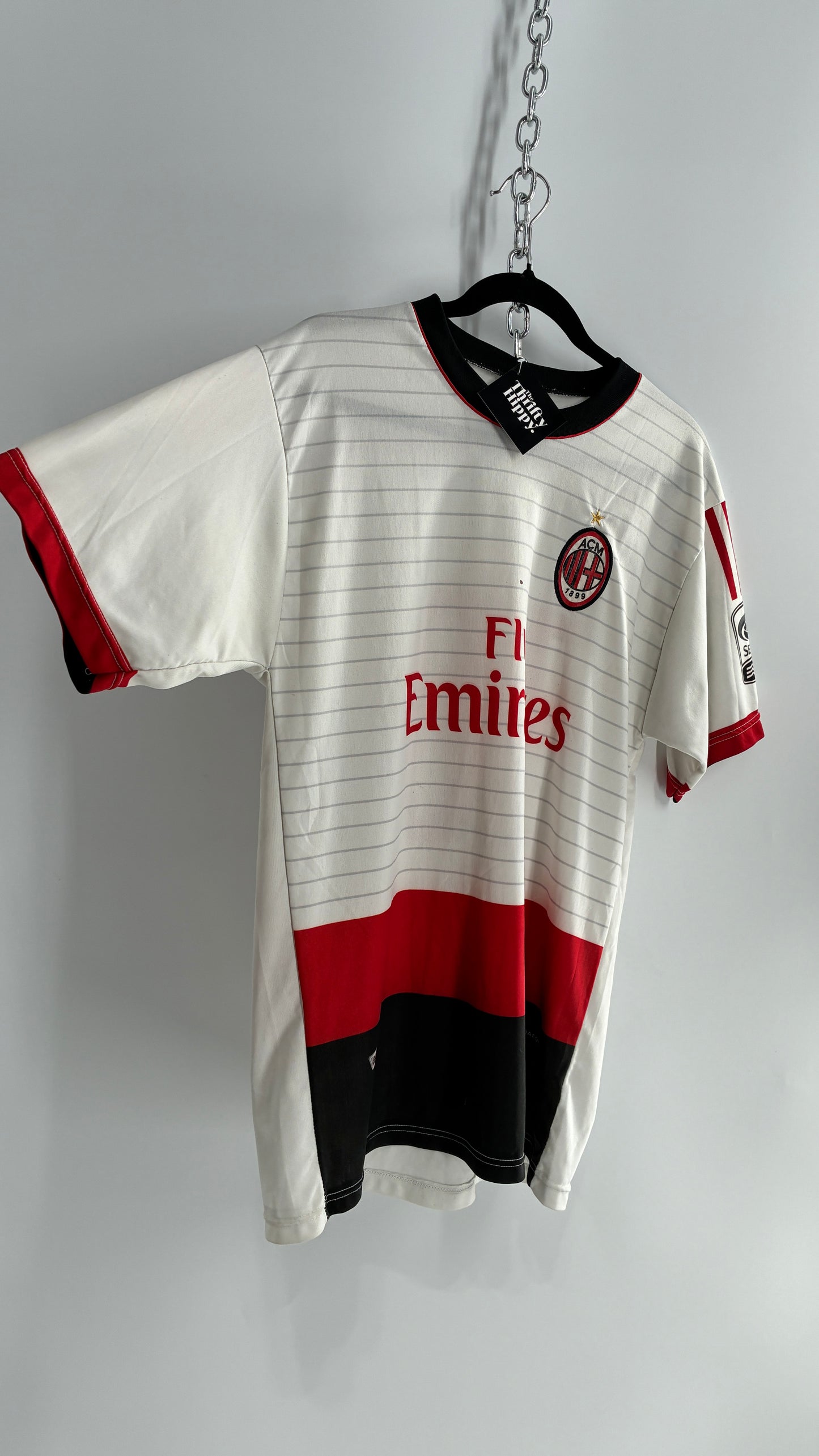 Fly Emirates Men’s Jersey T Shirt (Medium)