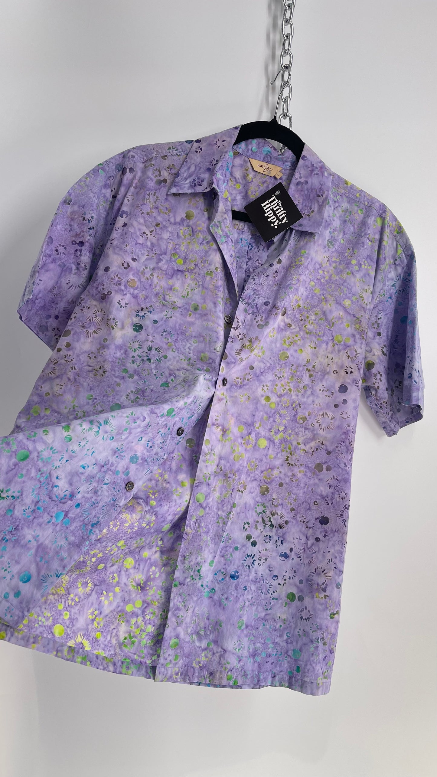 Vintage Men’s Purple Button Up (Large)