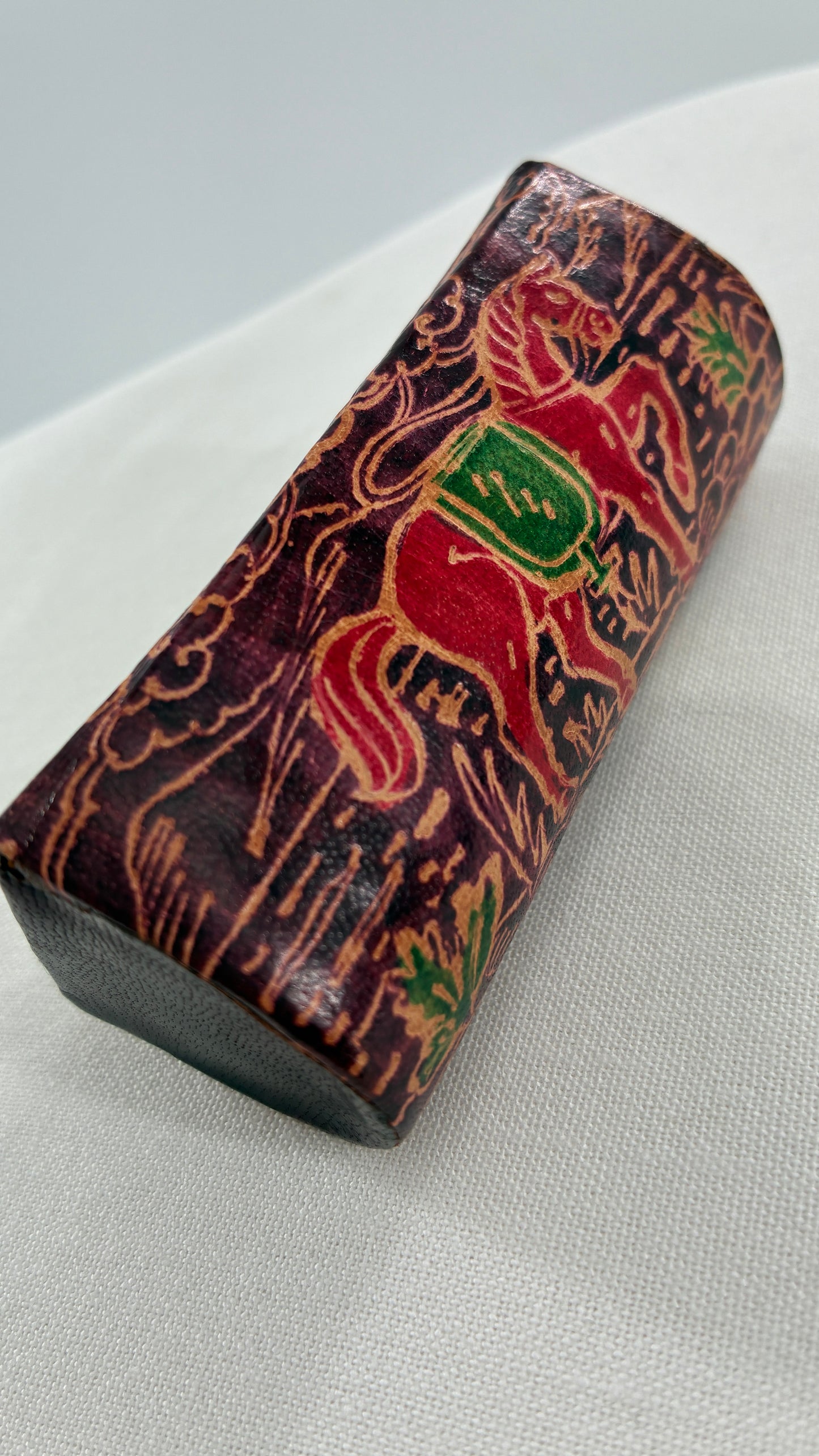 Vintage 1980s I ♥️ NEW YORK Leather Lipstick Case